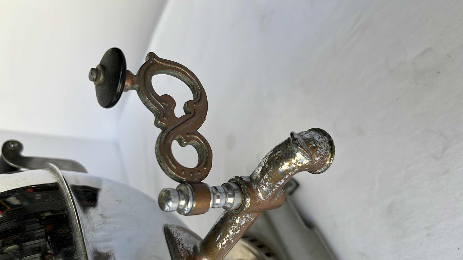 Photo 1 of VINTAGE LARGE SOVIET ELECTRIC SAMOVARW WORLD TRAVEL ADAPTER, 220v  1000w  14”H