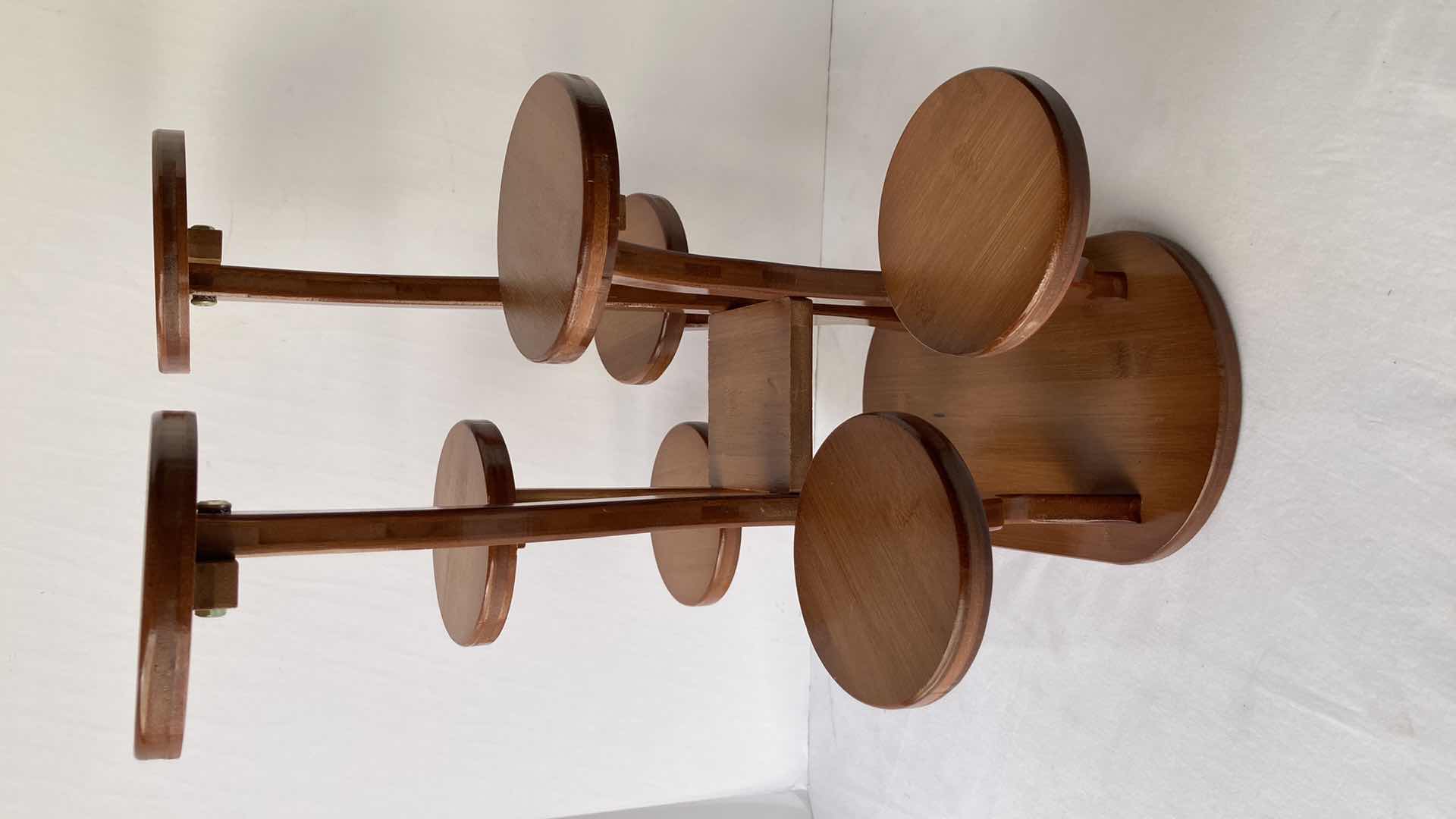 Photo 1 of DORIME BAMBOO PLANT STAND 15.5” X 10.5” H18”