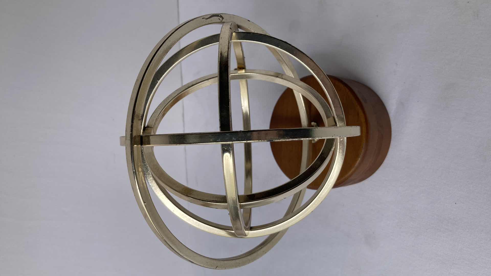 Photo 2 of ELEMENTAL CARBON SPHERE DECOR 7” X 7” H9.5”