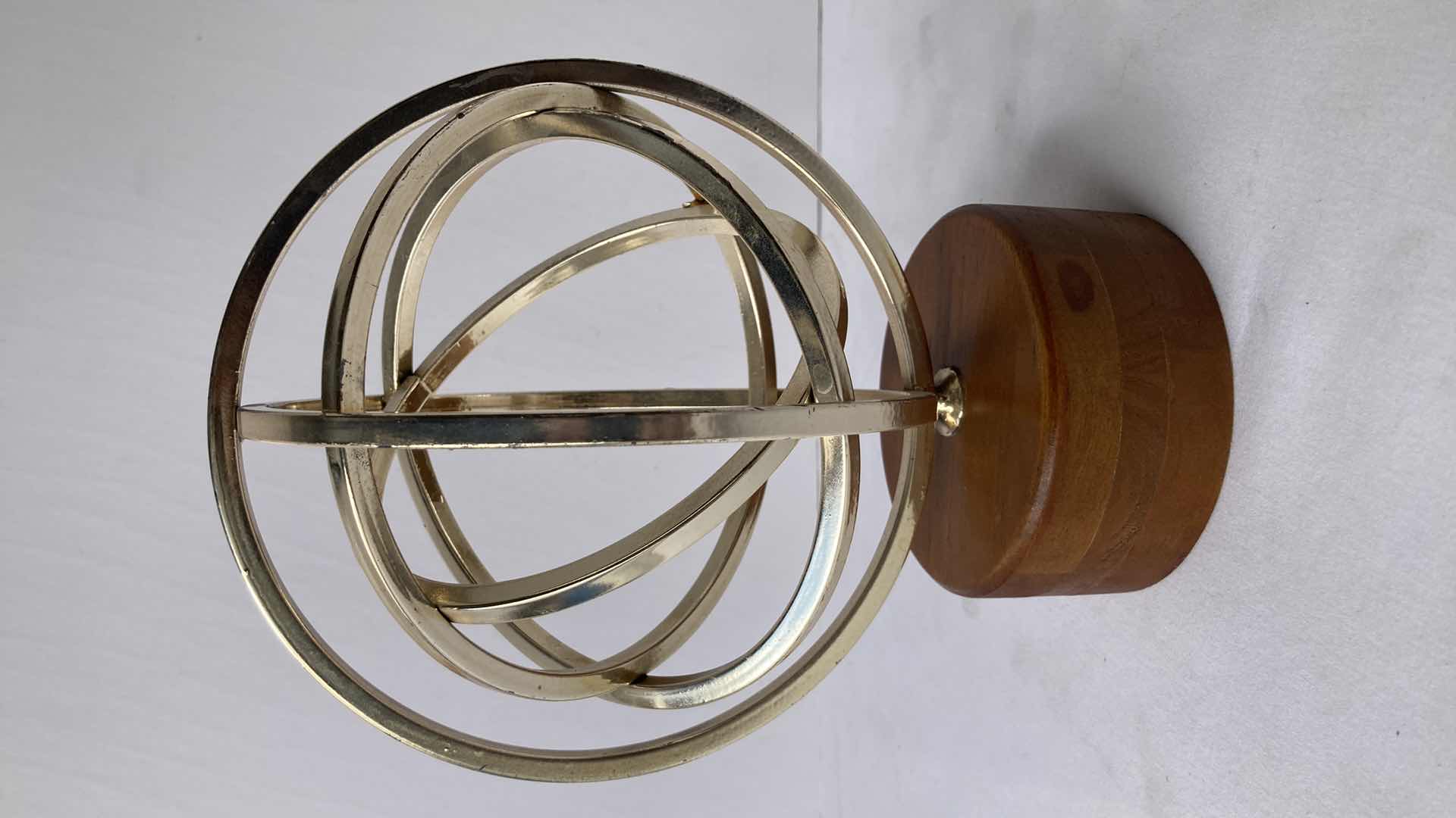 Photo 1 of ELEMENTAL CARBON SPHERE DECOR 7” X 7” H9.5”