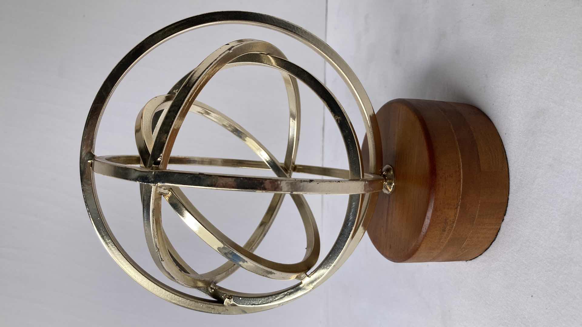 Photo 1 of ELEMENTAL CARBON SPHERE DECOR 7” X 7” H9.5”