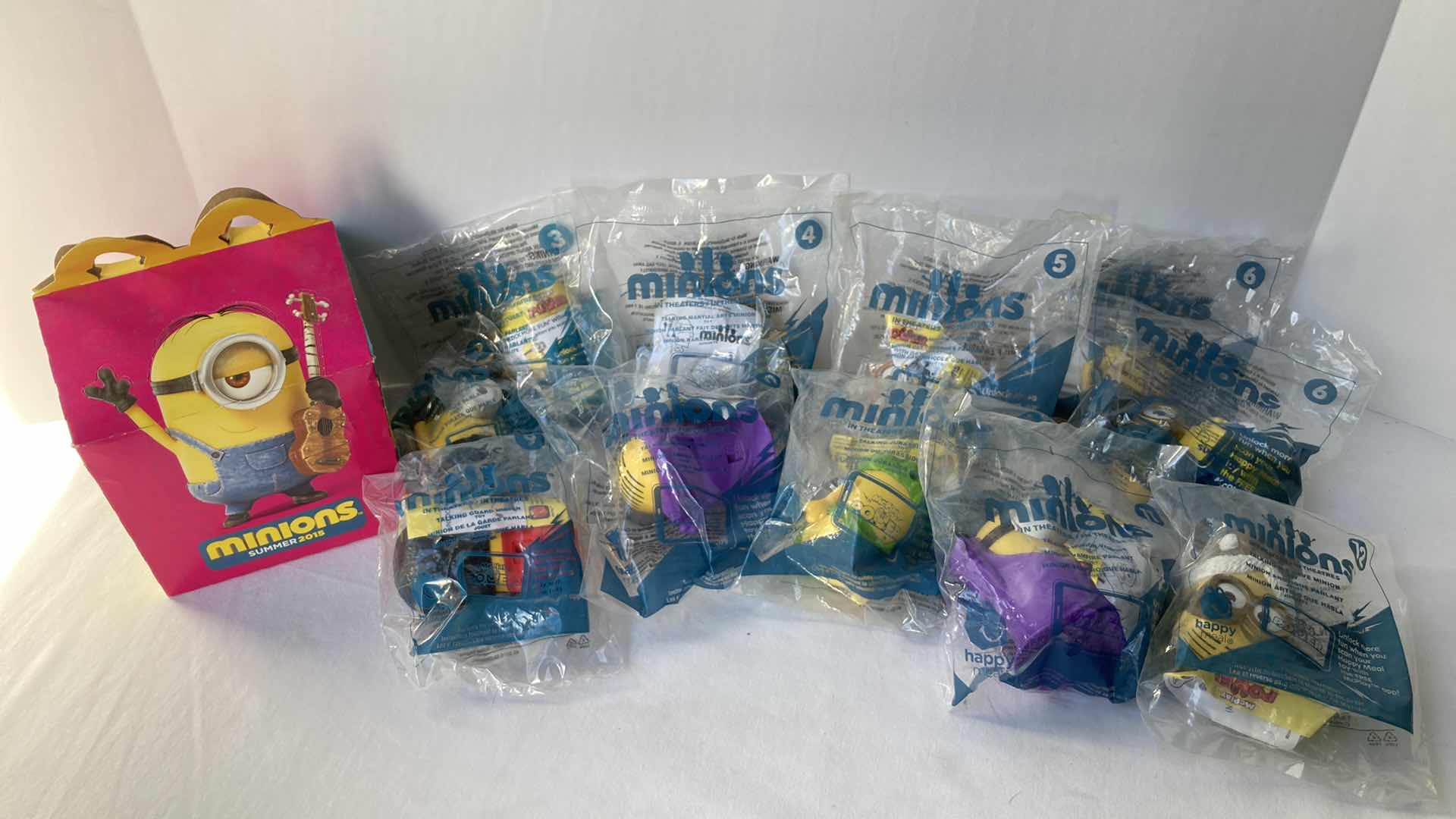 Photo 1 of NEW MINONS MCDONALD’S  HAPPY MEAL TOYS 2015 (11)