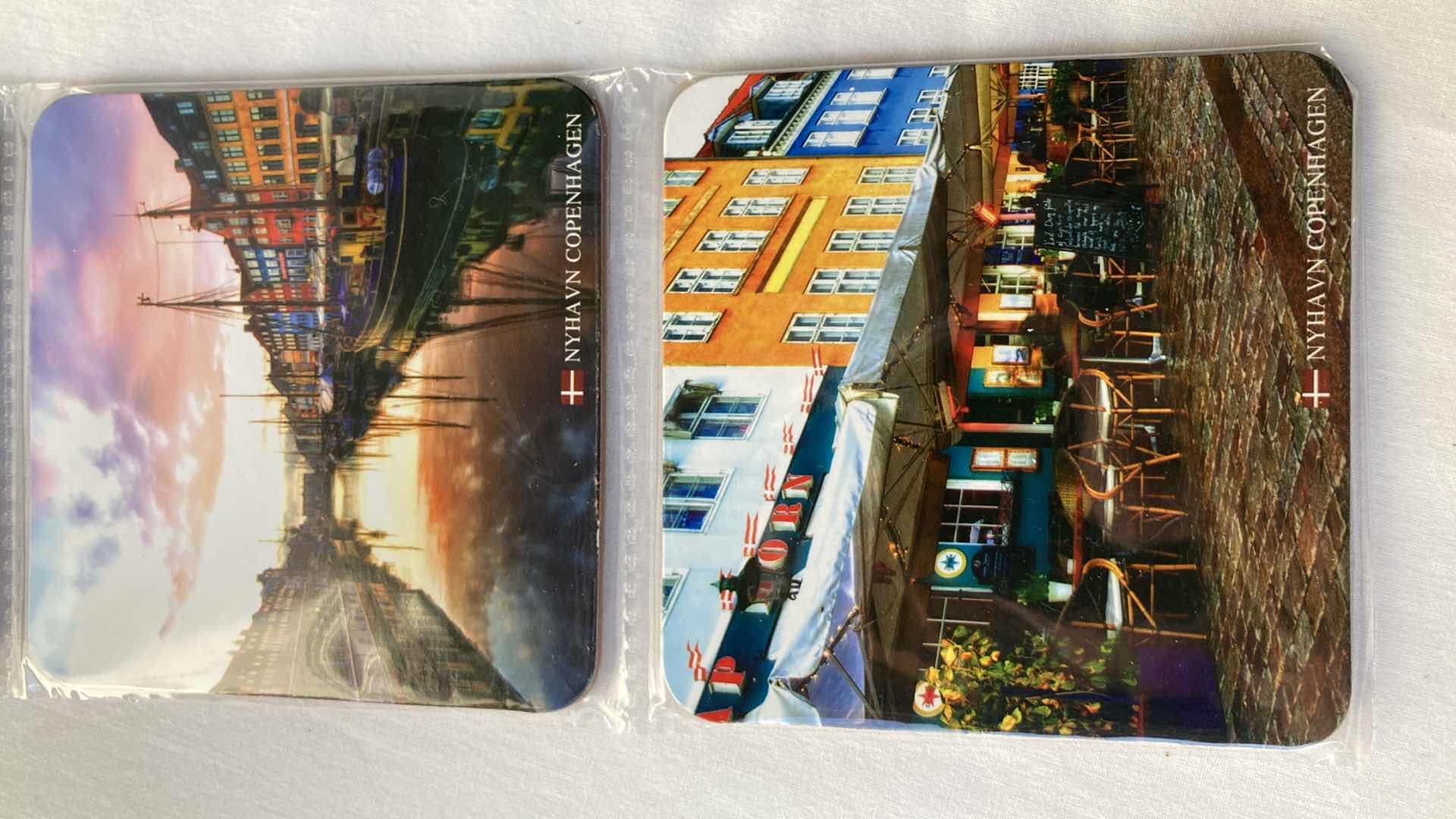 Photo 1 of NEW MEMORIES OF DENMARK 6PC COASTER SET