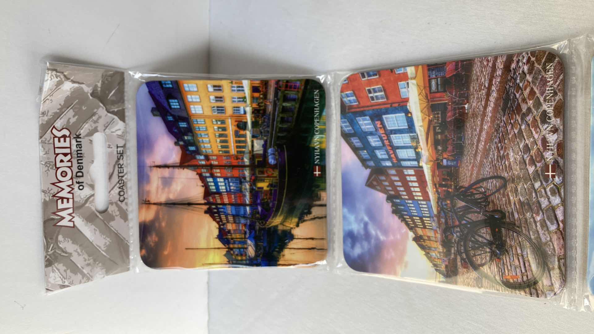 Photo 2 of NEW MEMORIES OF DENMARK 6PC COASTER SET