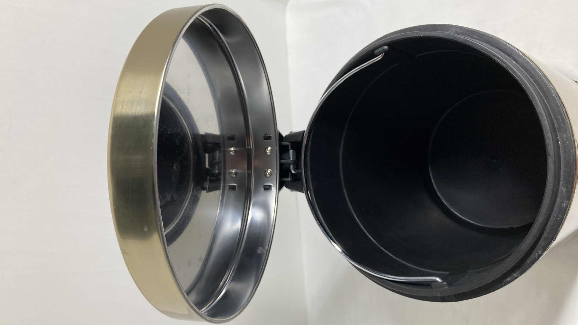 Photo 1 of STEP LEVER SOFT BRASS FINISH 5LITER TRASH CAN