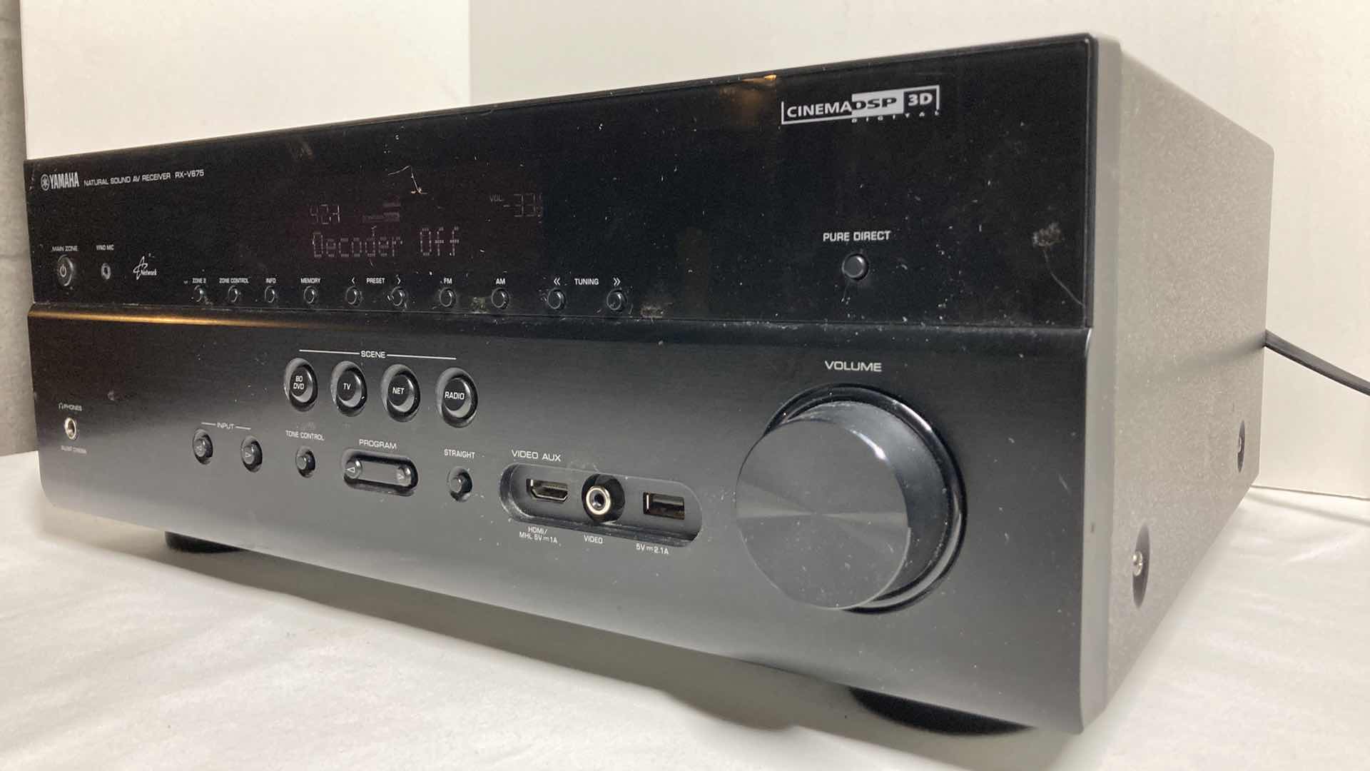 Photo 1 of YAMAHA NATURAL SOUND AV RECEIVER MODEL RX-V675