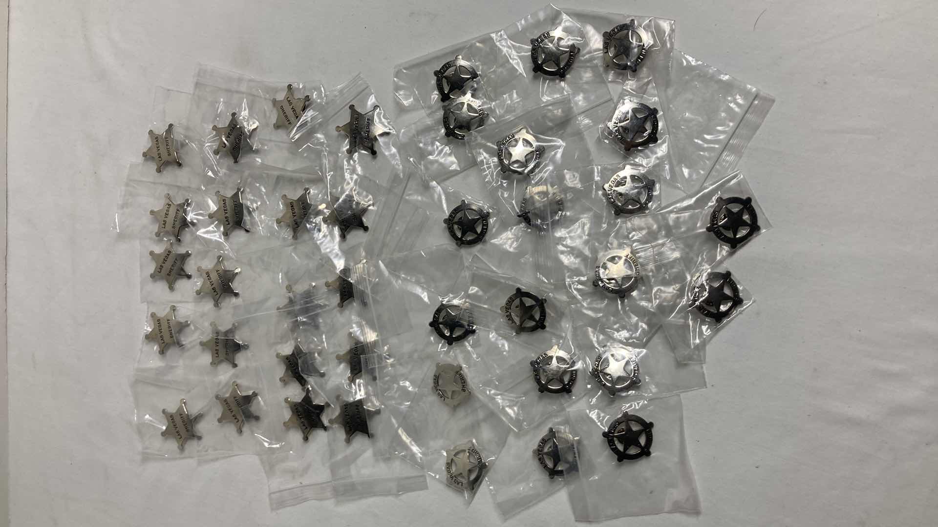 Photo 1 of NEW LAS VEGAS SHERIFF 1.5” PINS (40)