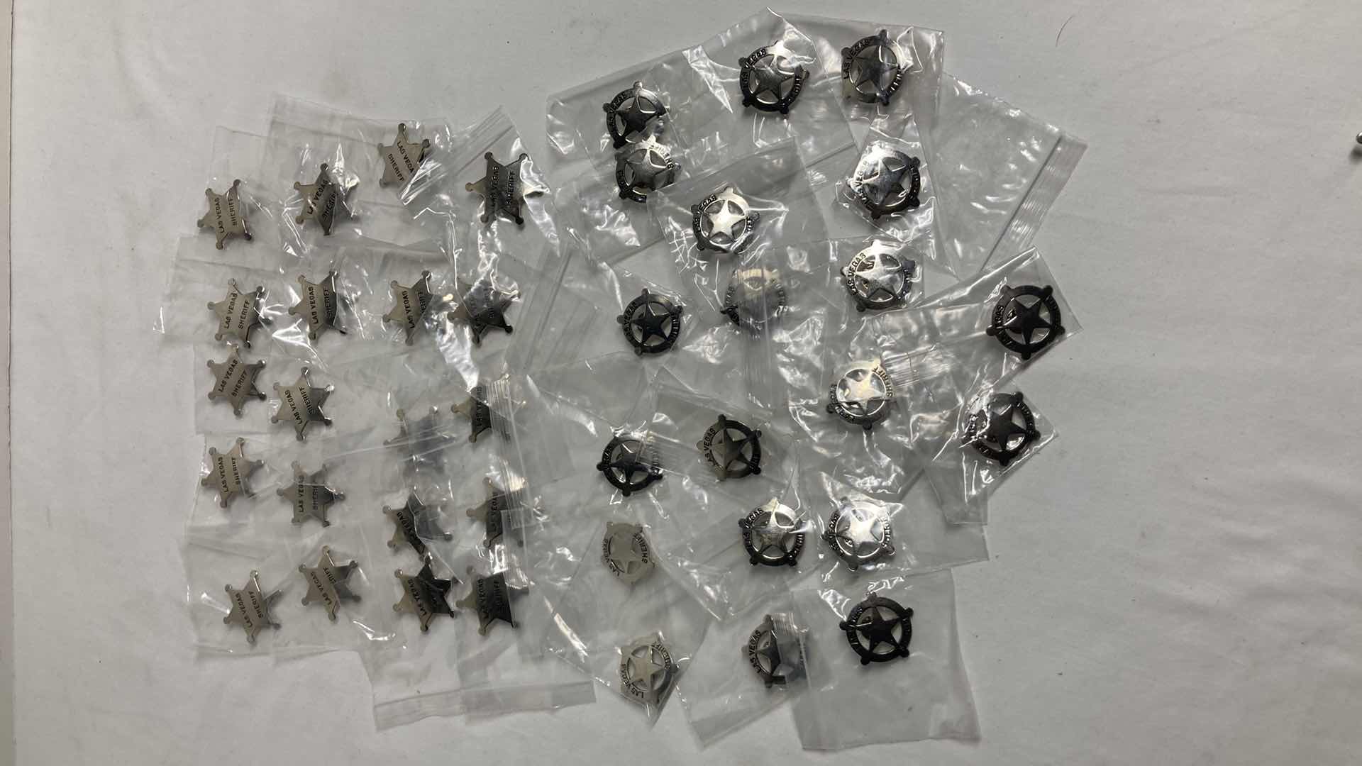 Photo 1 of NEW LAS VEGAS SHERIFF 1.5” PINS (40)