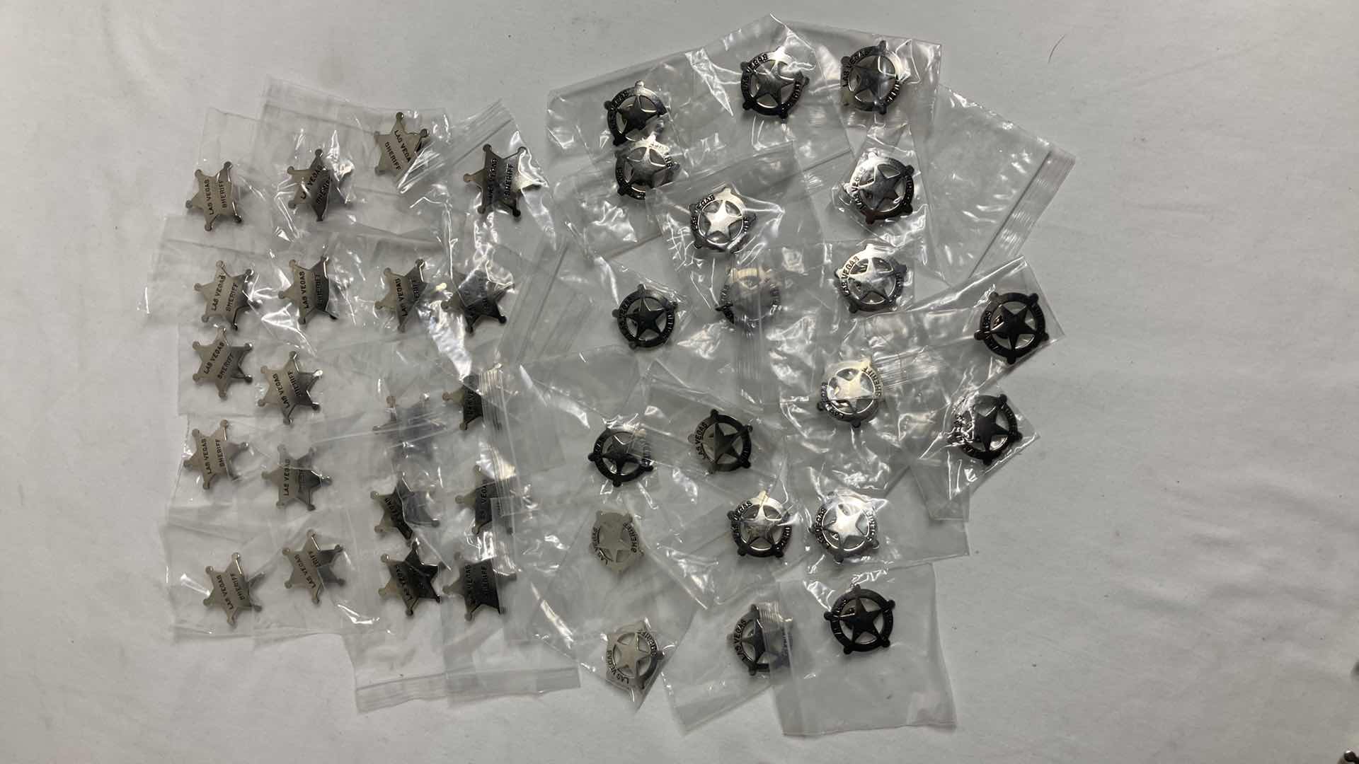 Photo 1 of NEW LAS VEGAS SHERIFF 1.5” PINS (40)