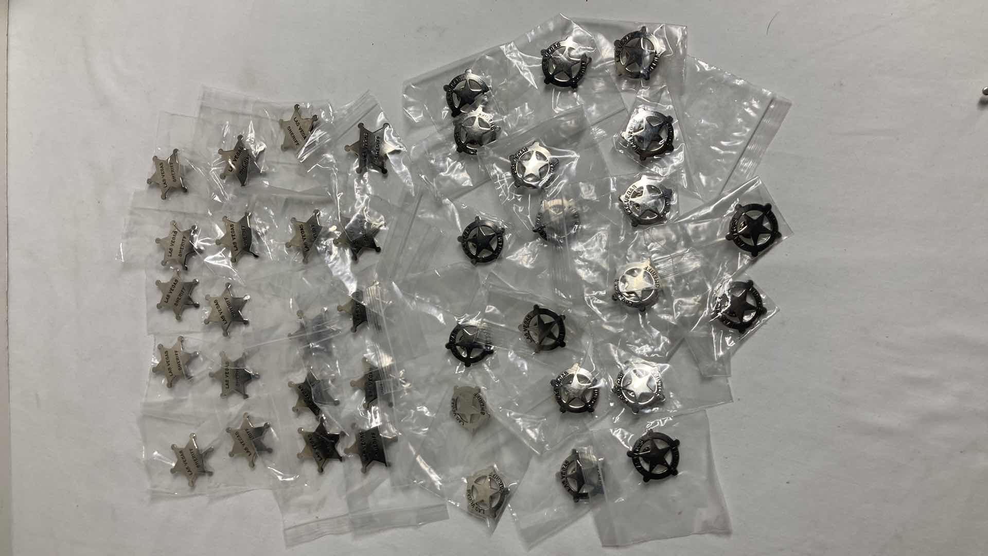Photo 1 of NEW LAS VEGAS SHERIFF 1.5” PINS (40)