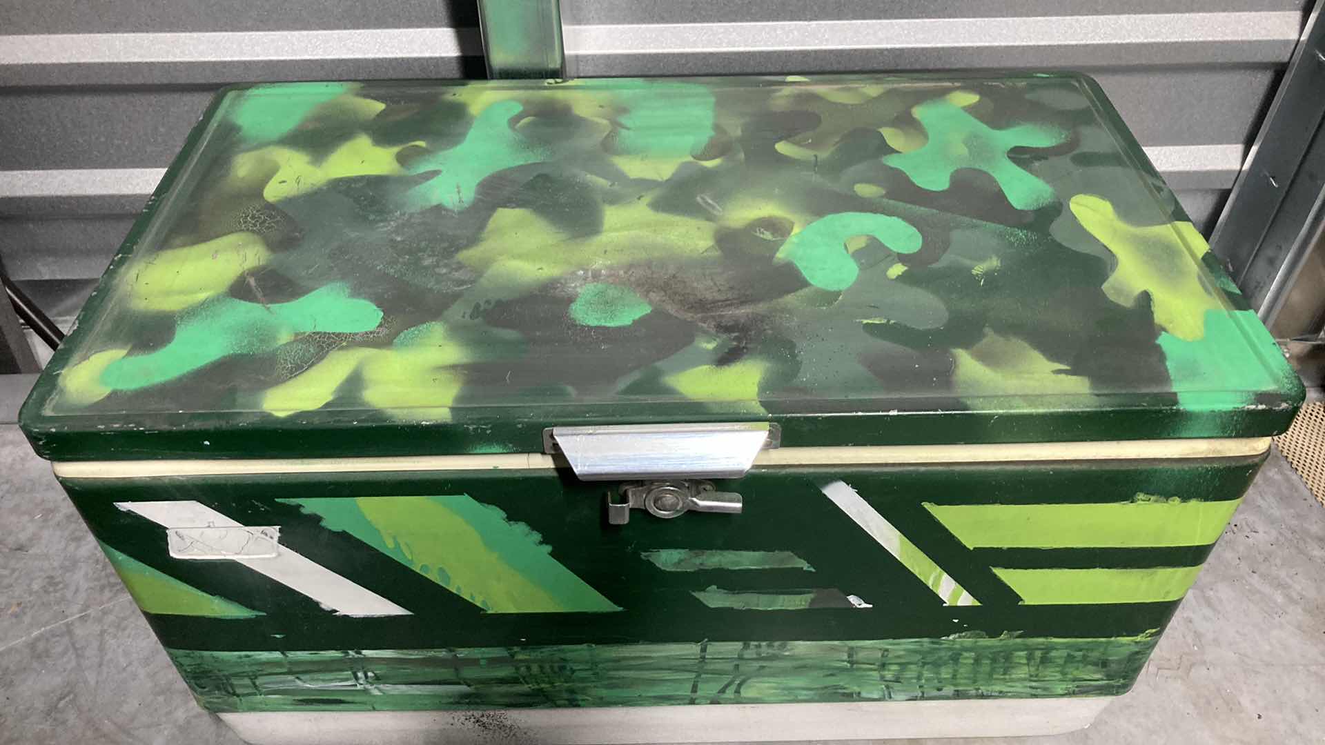 Photo 1 of COLEMAN CUSTOM PAINTED ICE CHEST 28” X 16.5” H16”