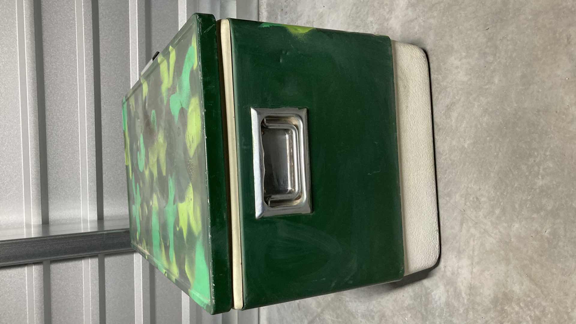 Photo 1 of COLEMAN CUSTOM PAINTED ICE CHEST 28” X 16.5” H16”