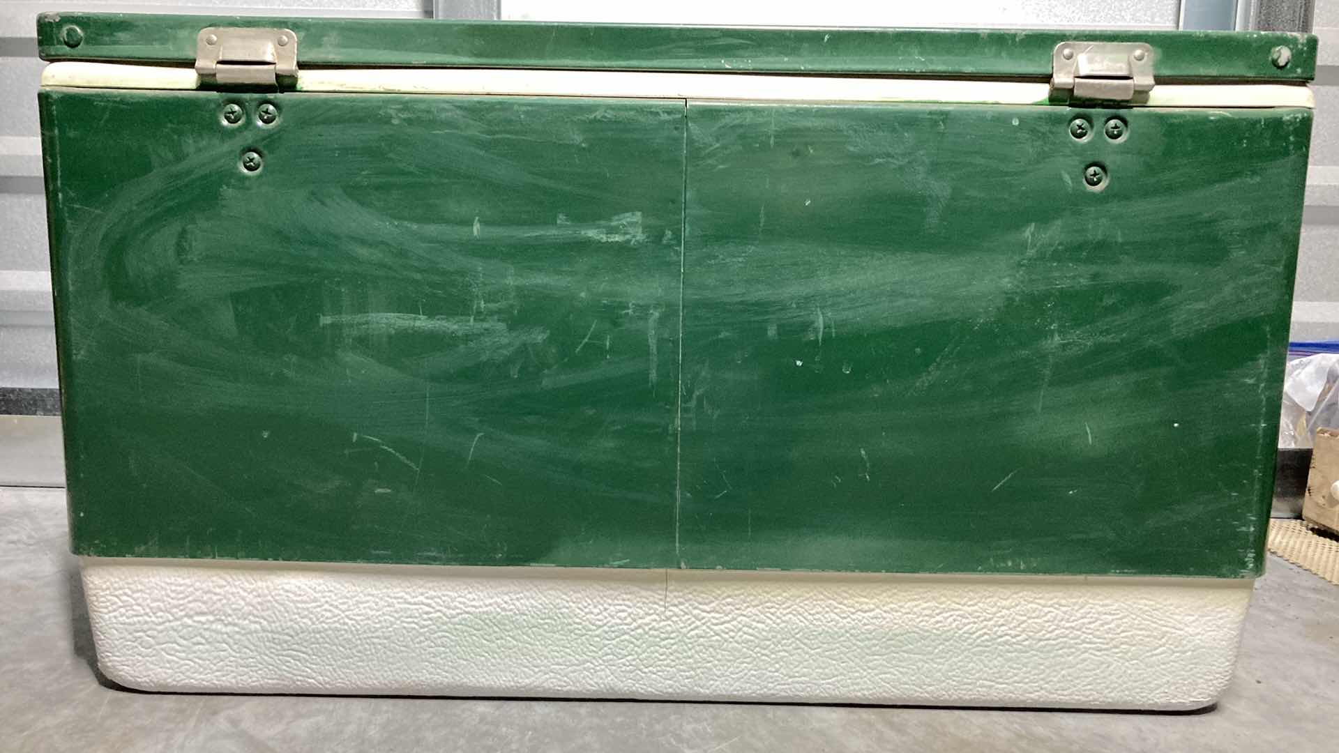 Photo 1 of COLEMAN CUSTOM PAINTED ICE CHEST 28” X 16.5” H16”