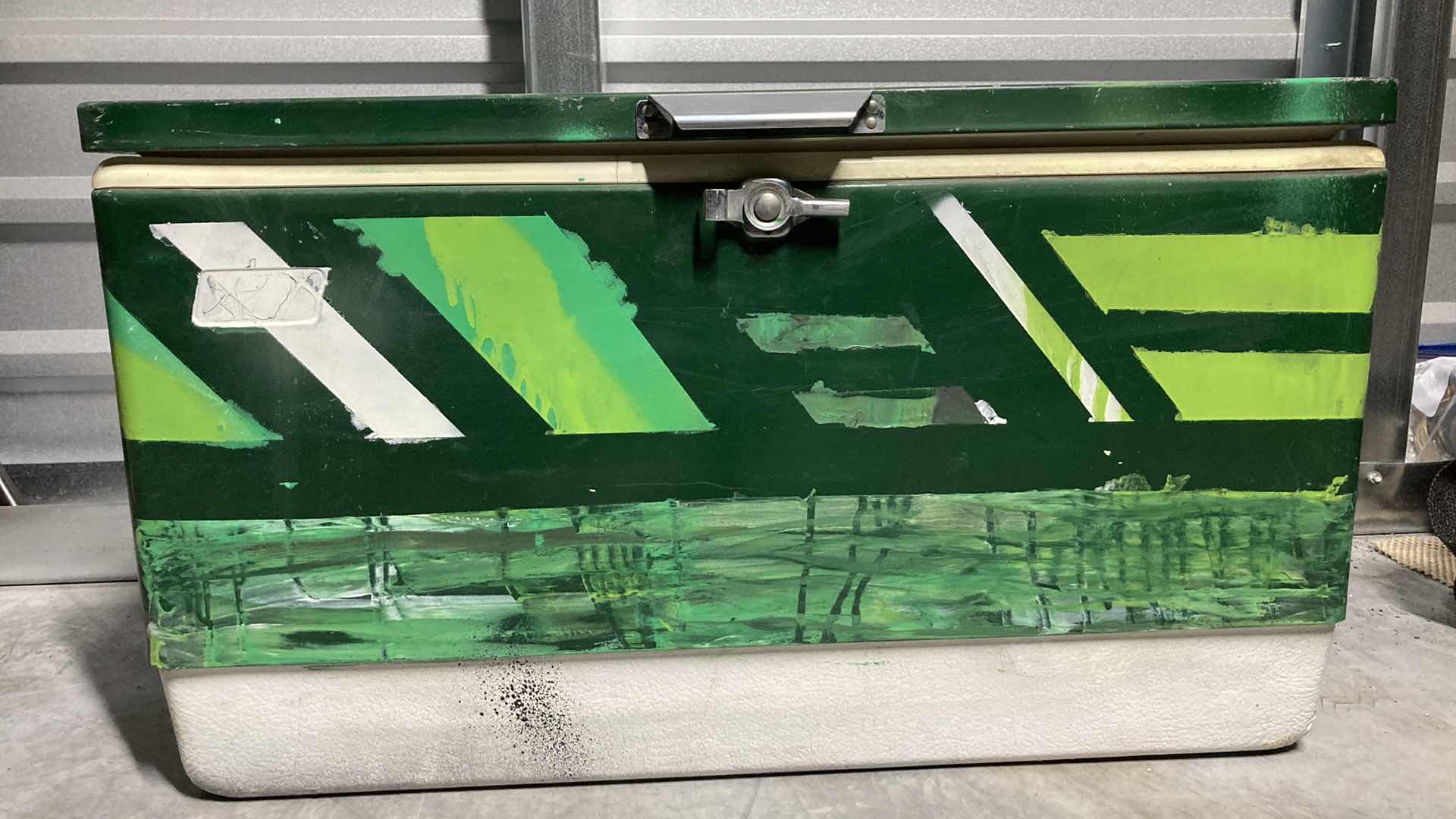 Photo 1 of COLEMAN CUSTOM PAINTED ICE CHEST 28” X 16.5” H16”