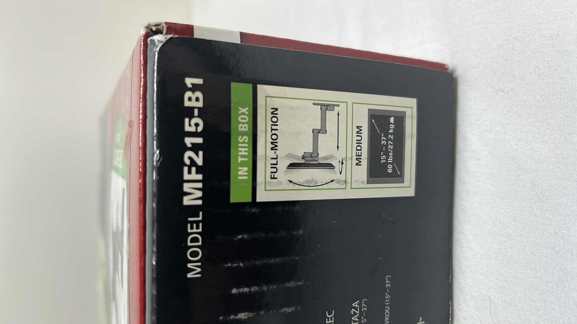 Photo 1 of NEW SANUS VISIONMOUNT FULL MOTION WALL MOUNT, FITS MOST FLAT-PANEL TVS 15”-37” MODEL MF215-B1