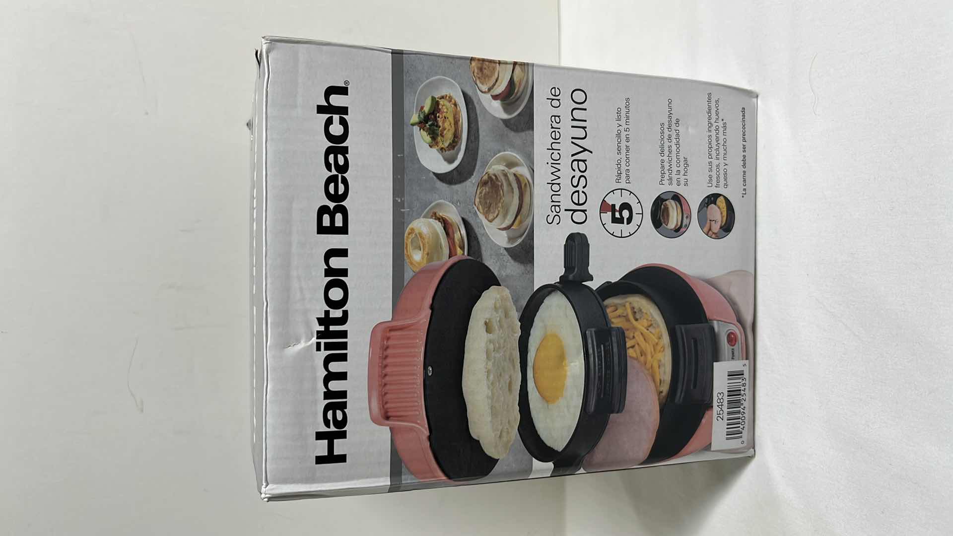 Photo 1 of NEW HAMILTON BEACH BREAKFAST SANDWICH MAKER MODEL 25483