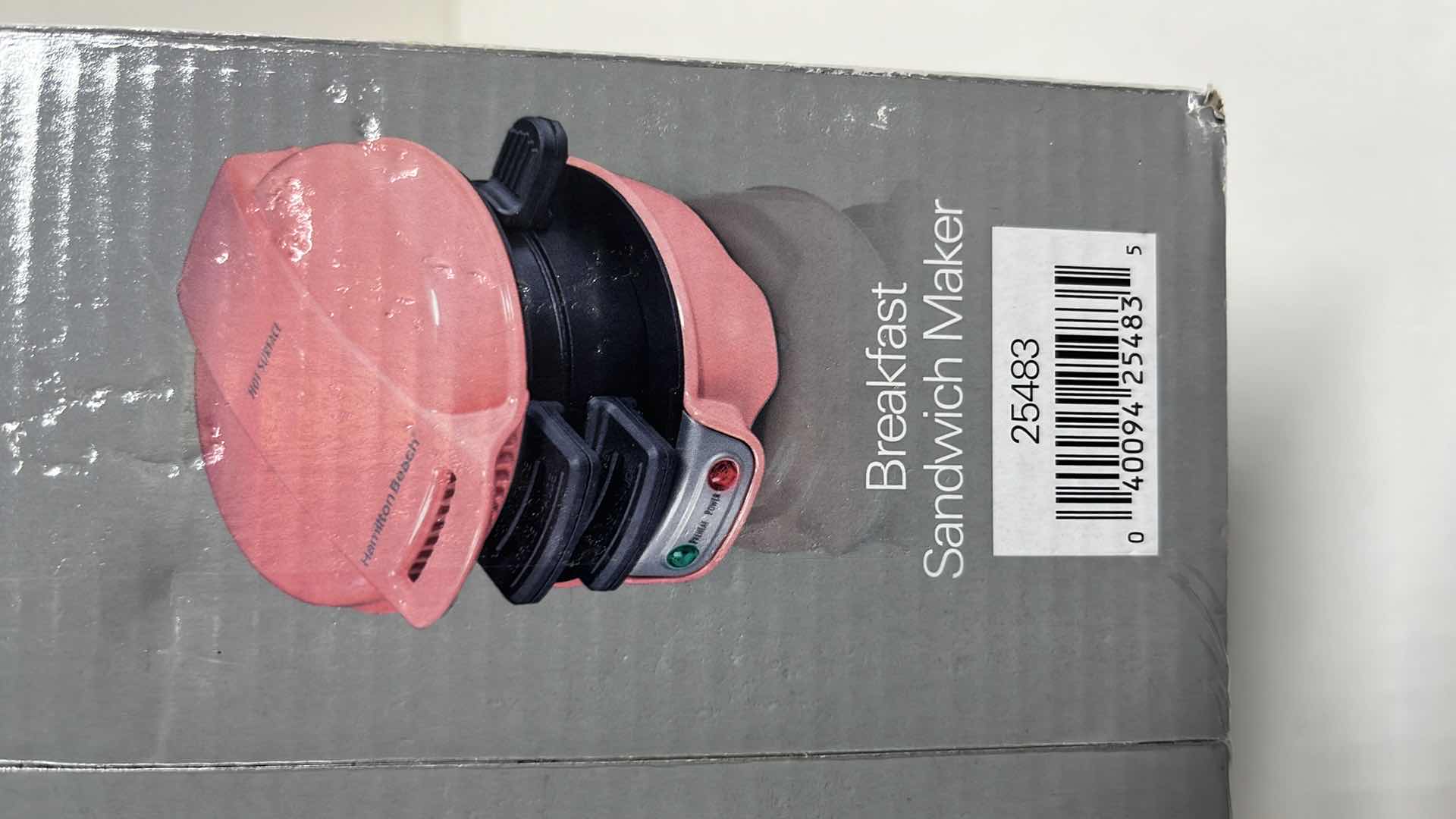 Photo 1 of NEW HAMILTON BEACH BREAKFAST SANDWICH MAKER MODEL 25483