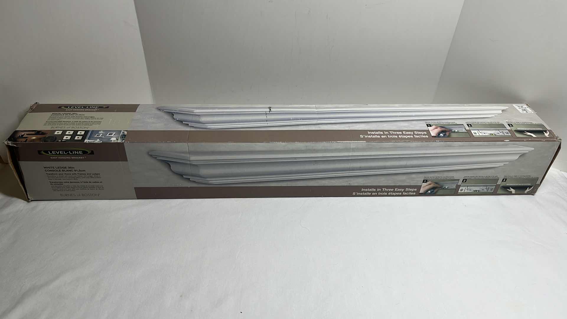 Photo 1 of LEVEL-LINE WHITE LEDGE SHELF 36” MODEL LL2995