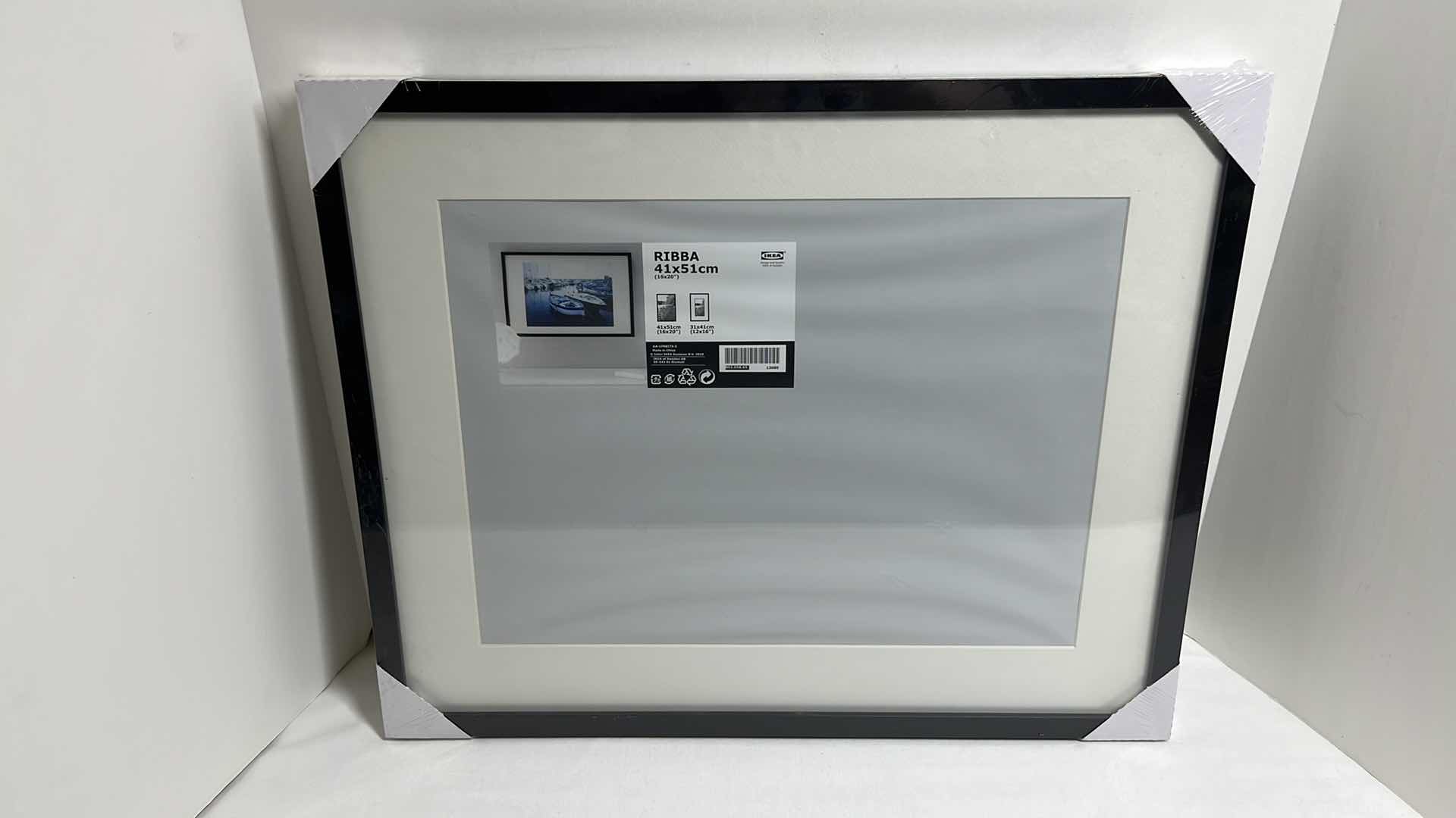 Photo 1 of NEW IKEA RIBBA 16” X 20” VERTICAL/HORIZONTAL BLACK FRAME MODEL 13080