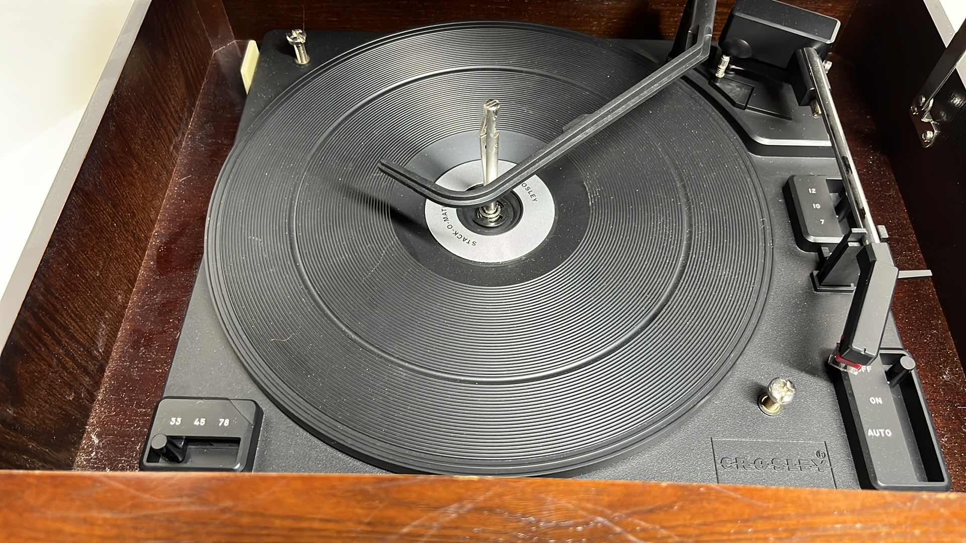 Photo 1 of CROSLEY STACK-O-MATIC THE CENTURION RECORD CD AM-FM RADIO CASSETTE PLAYER MODEL CR83