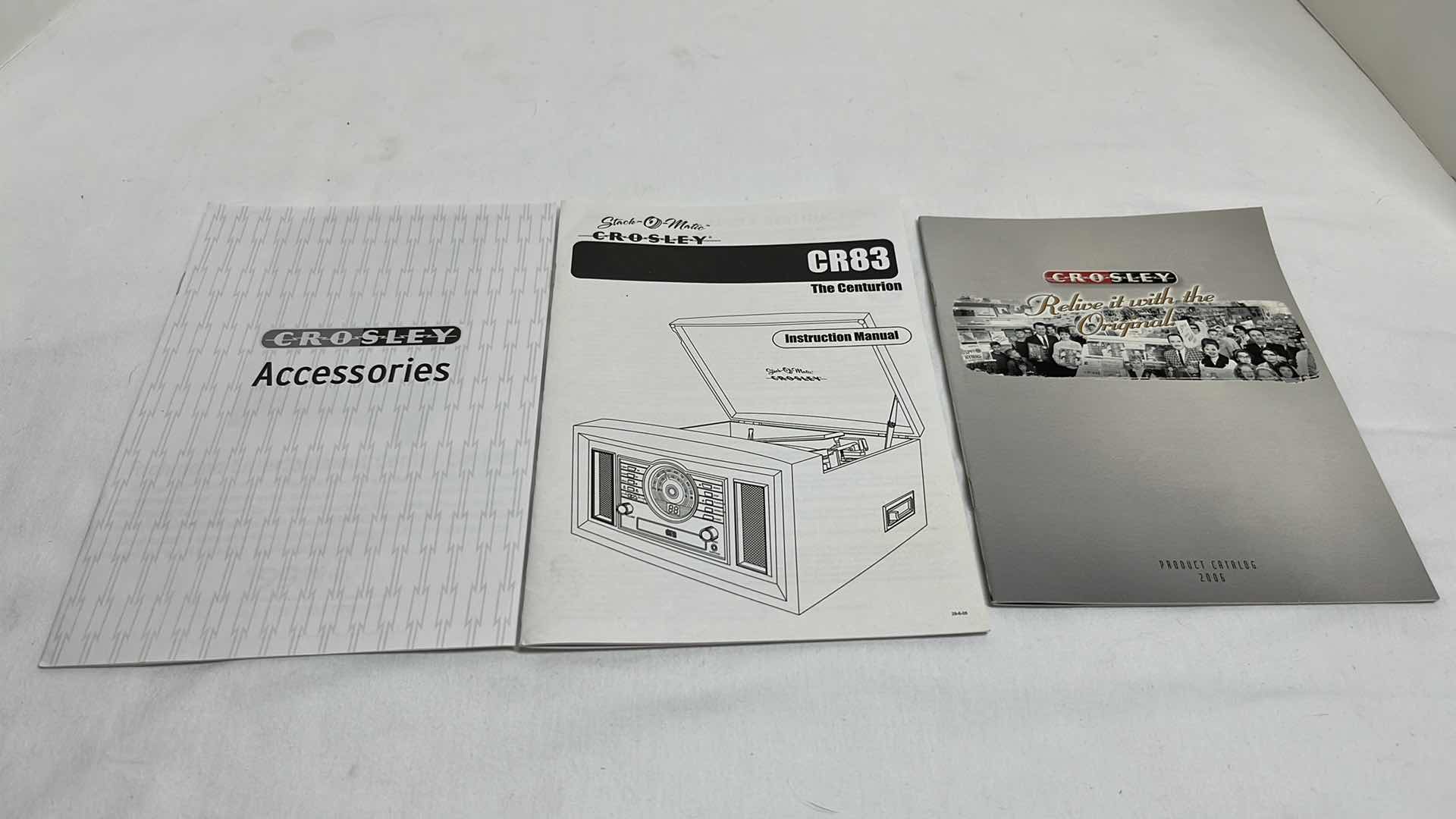 Photo 1 of CROSLEY STACK-O-MATIC THE CENTURION RECORD CD AM-FM RADIO CASSETTE PLAYER MODEL CR83