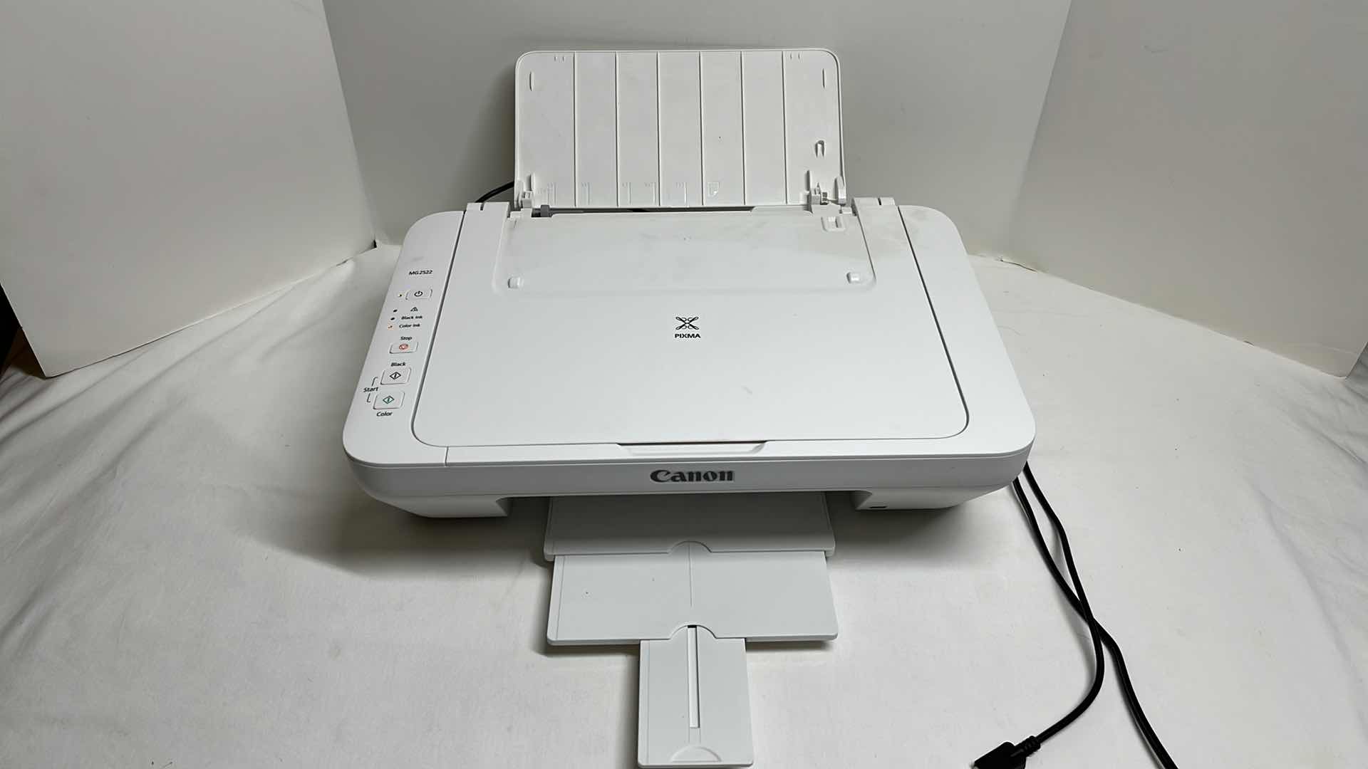 Photo 1 of CANON ALL-IN-ONE COLOR INKJET WIRED PRINTER & PRINT SCAN COPY W USB CABLE MODEL MG2522