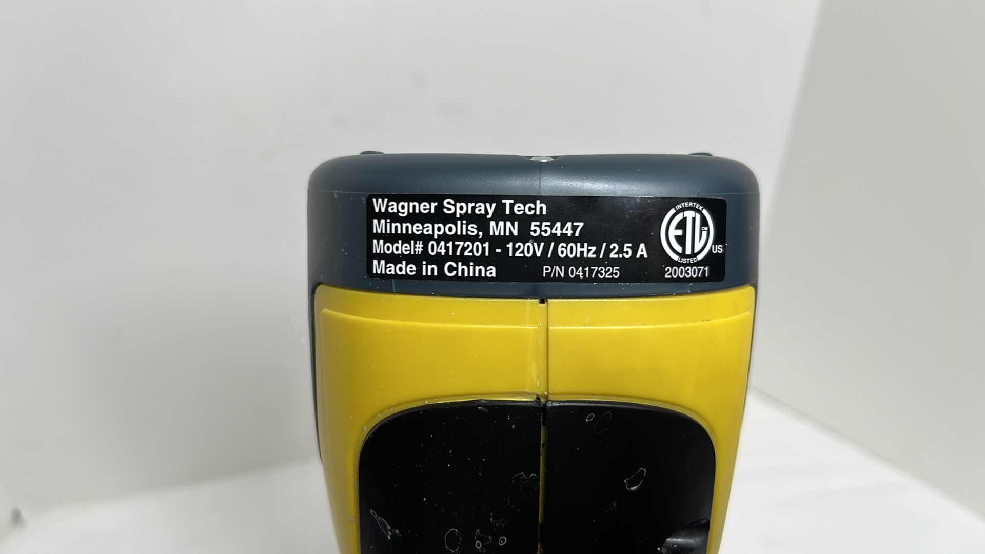 Photo 1 of WAGNER SPRAYTECH HVLP CONTROL SPRAY STAIN SPRAYER MODEL 0417005