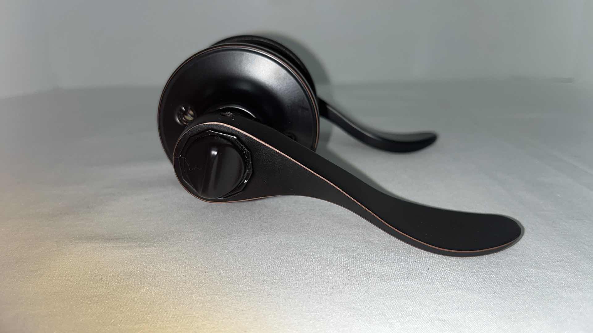 Photo 1 of NEW OIL RUBBED BRONZE LEVER HANDLE  LOCKSET SET