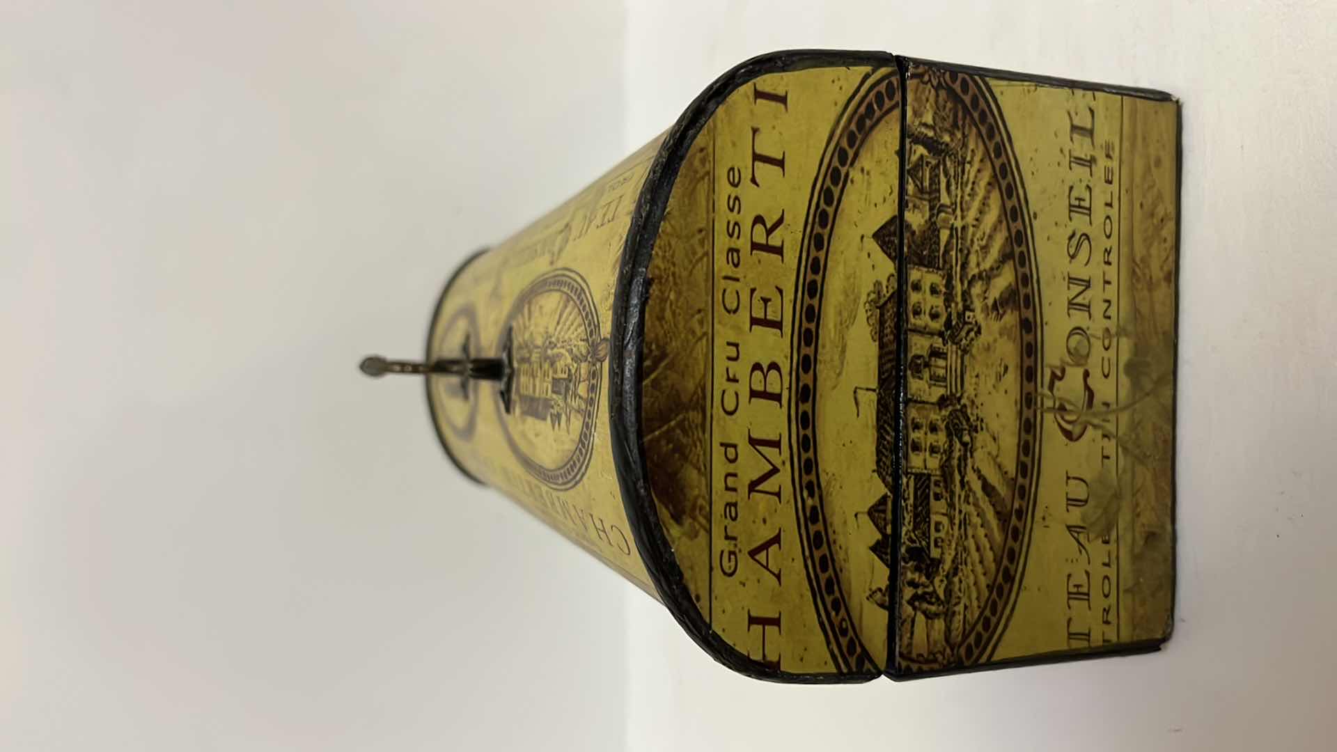 Photo 5 of DECORATIVE WINE BOTTLE LATCH BOX & PEAR CANDLE HOLDER