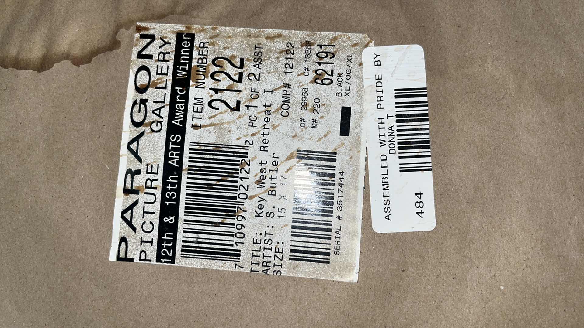 Photo 1 of FRAMED ART KEY WEST RETREAT I &amp; II BY S. BUTLER 15” X 17”