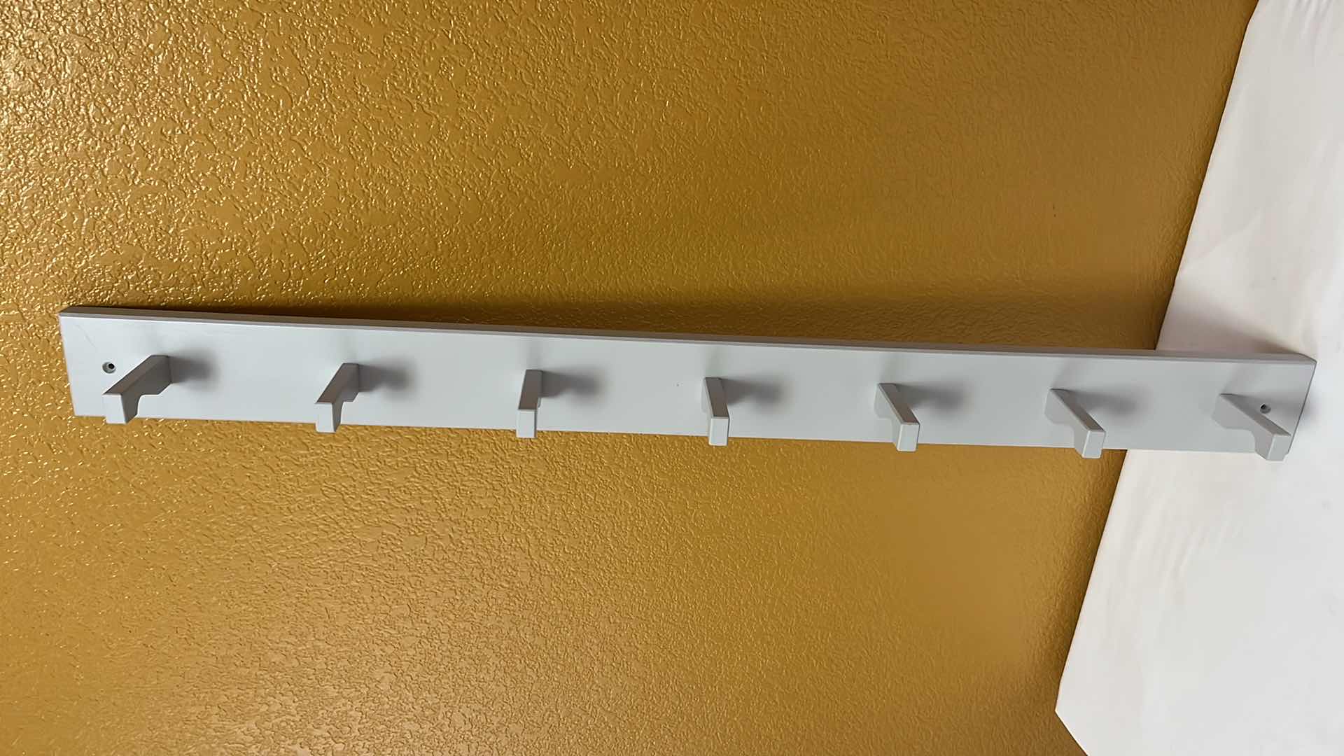 Photo 1 of IKEA KUBBIS WALL MOUNTED COAT RACK W 7 HOOKS 41.25” X 3.5” MODEL 18995