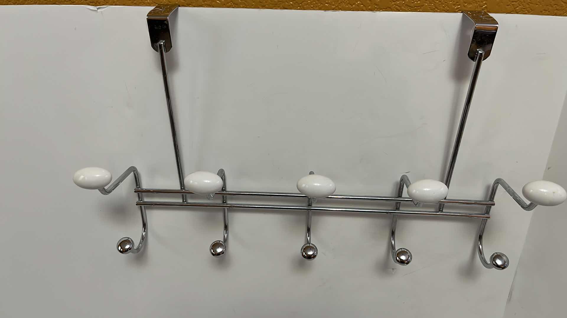 Photo 1 of NEW PRESS 2 PASTE HANDS FREE TOOTHPASTE DISPENSER & 5-HOOK OVER THE DOOR TOWEL HANGER