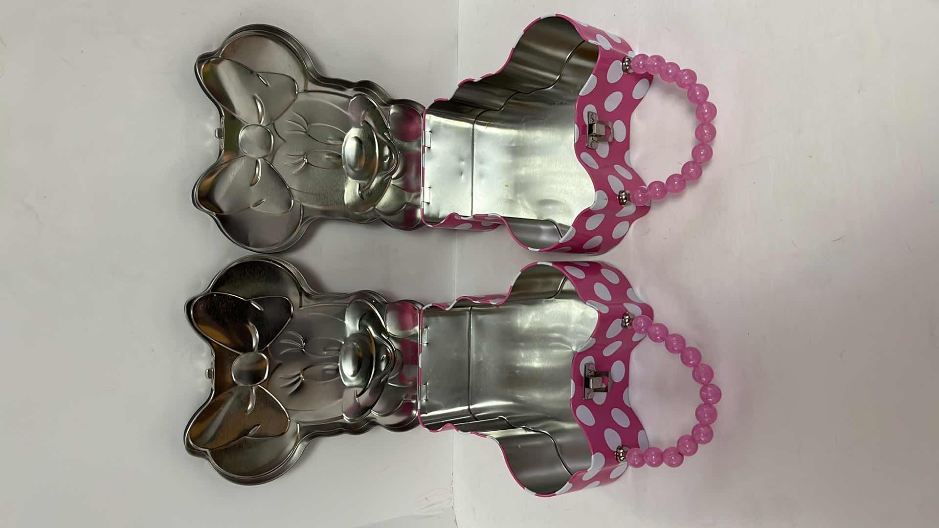 Photo 5 of MINNIE MOUSE TIN LUNCH BOXES (2) 7” X 2.5” H8”