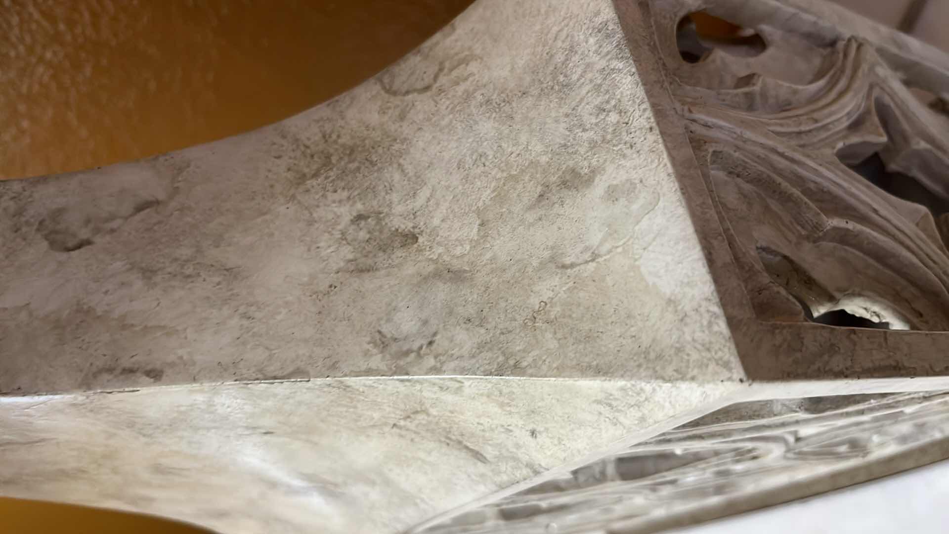 Photo 1 of KIRKLANDS IVORY OPEN WEAVE 32” TABLE LAMP MODEL 180169