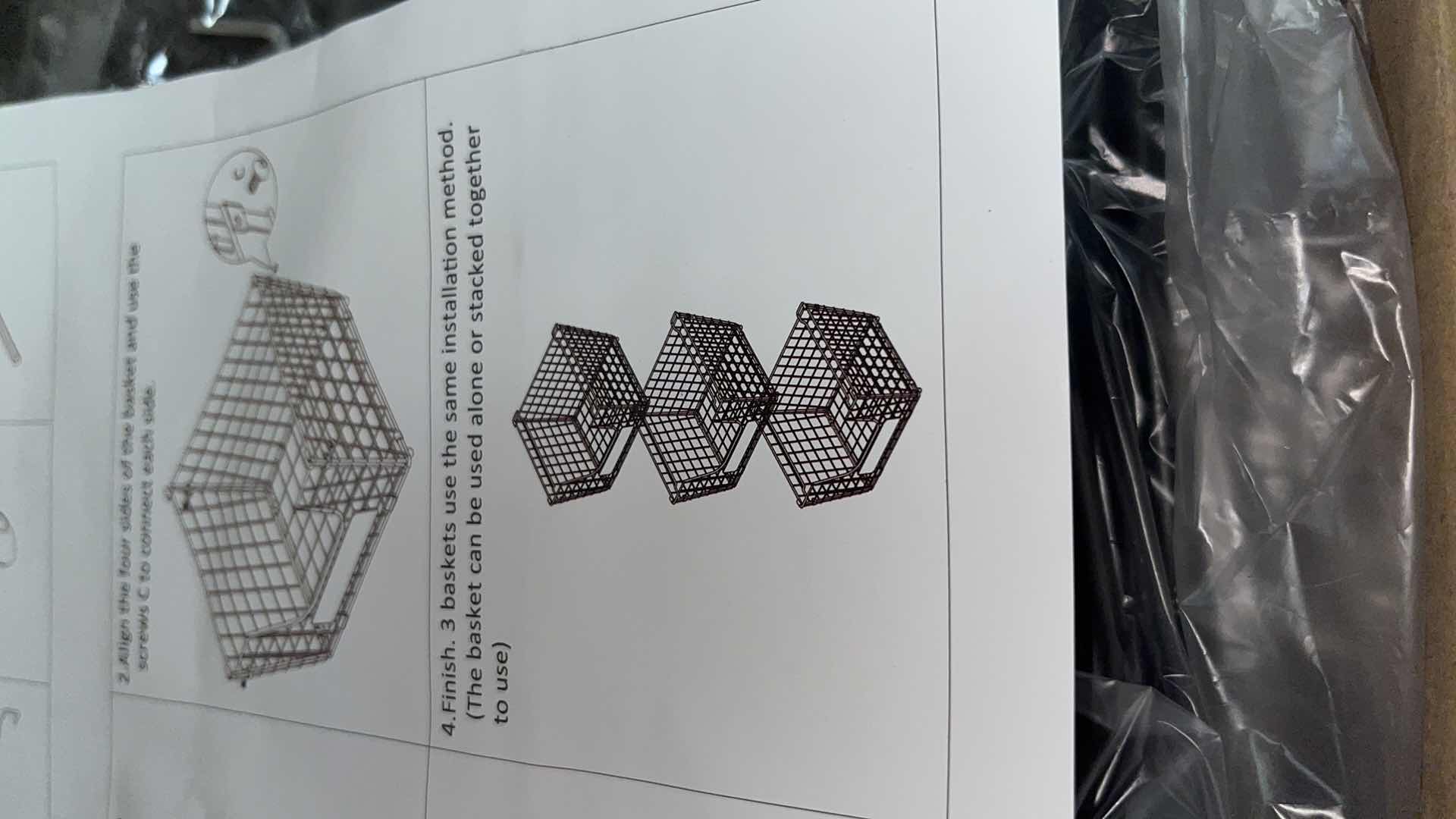 Photo 1 of NEW X-COSRACK 3 TIER FOLDABLE FRUIT BASKET