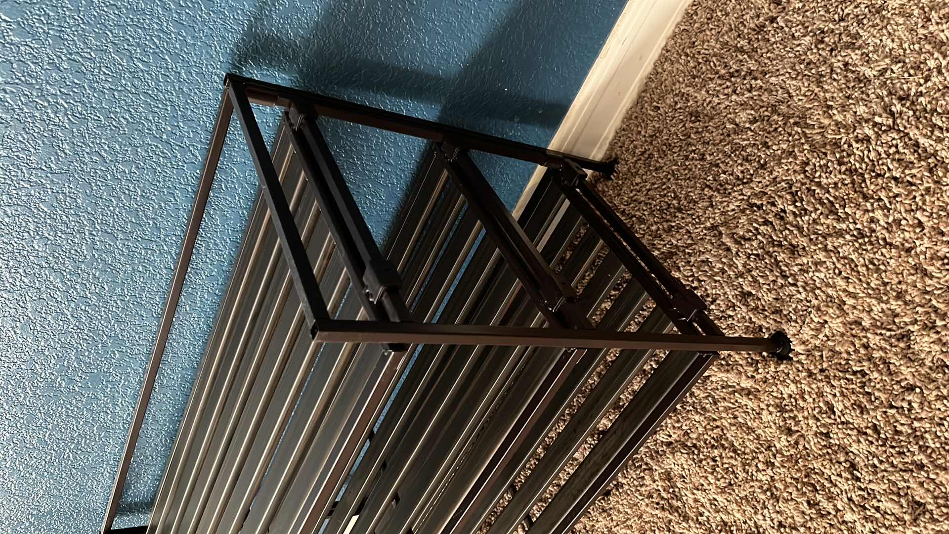 Photo 1 of ESPRESSO METAL SHOE RACK 12.25” X 26.5” H18.5”
