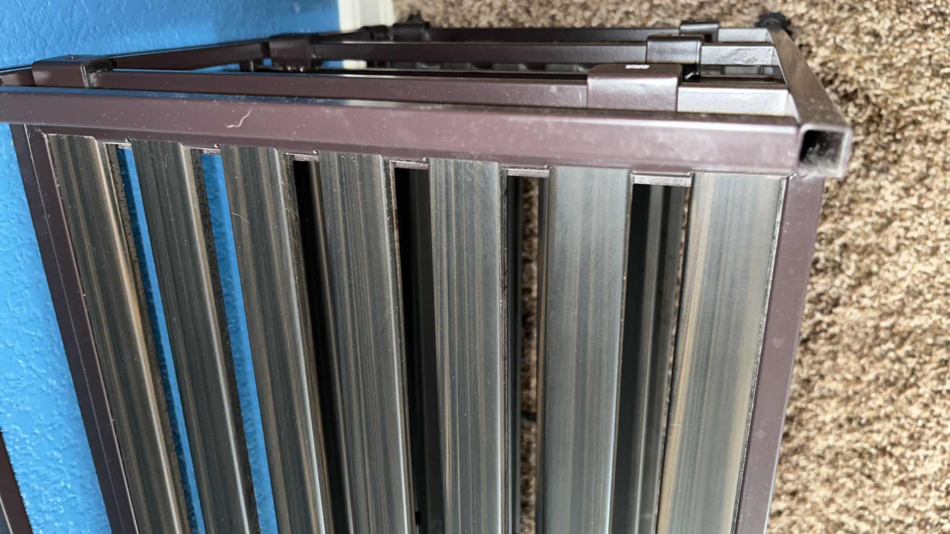 Photo 1 of ESPRESSO METAL SHOE RACK 12.25” X 26.5” H18.5”