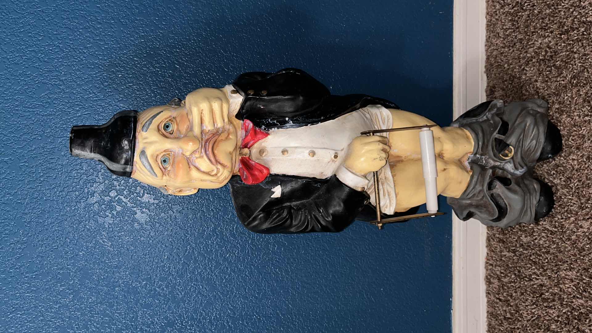 Photo 1 of NOVELTY TOILET PAPER ROLL HOLDER 31”