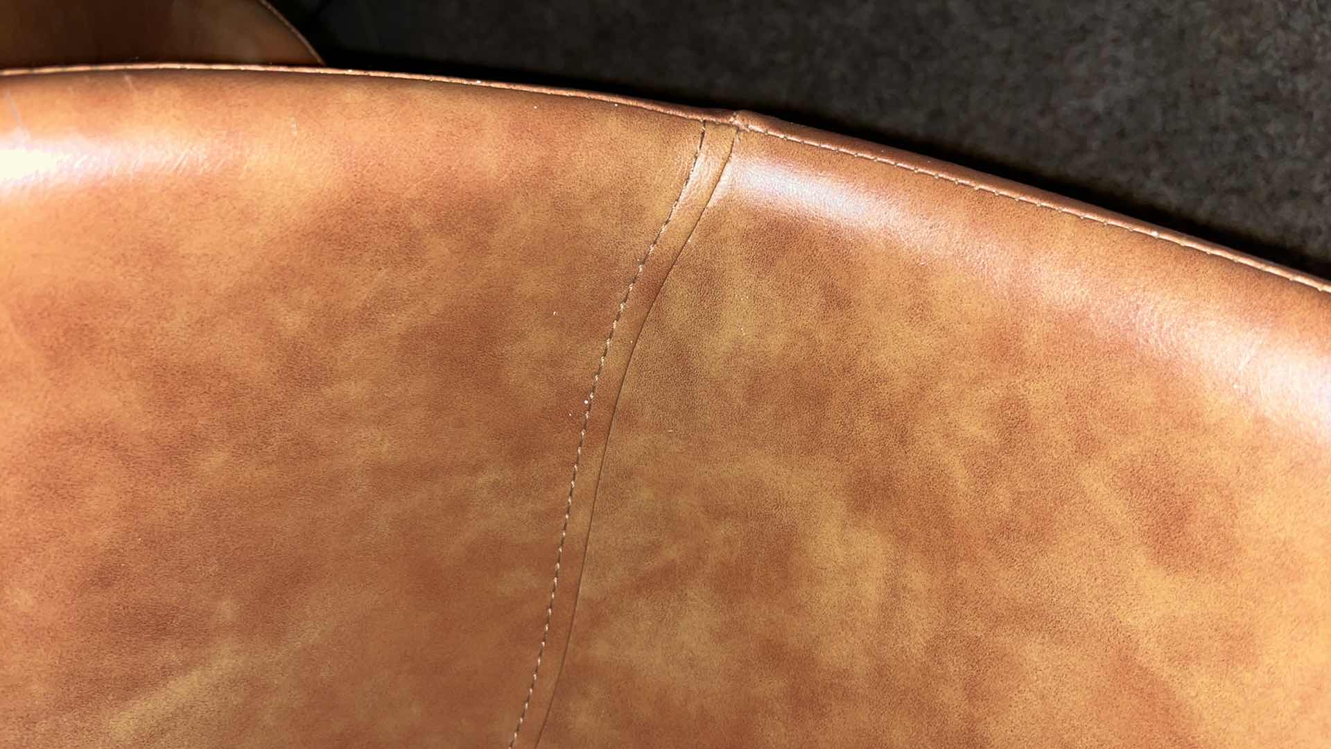 Photo 1 of AEON FURNITURE MAXINE SET OF 2 BAR STOOLS IN HONEY FINISH 14.25” X 16" H32" MODEL AE9013-COUNTER-HONEY