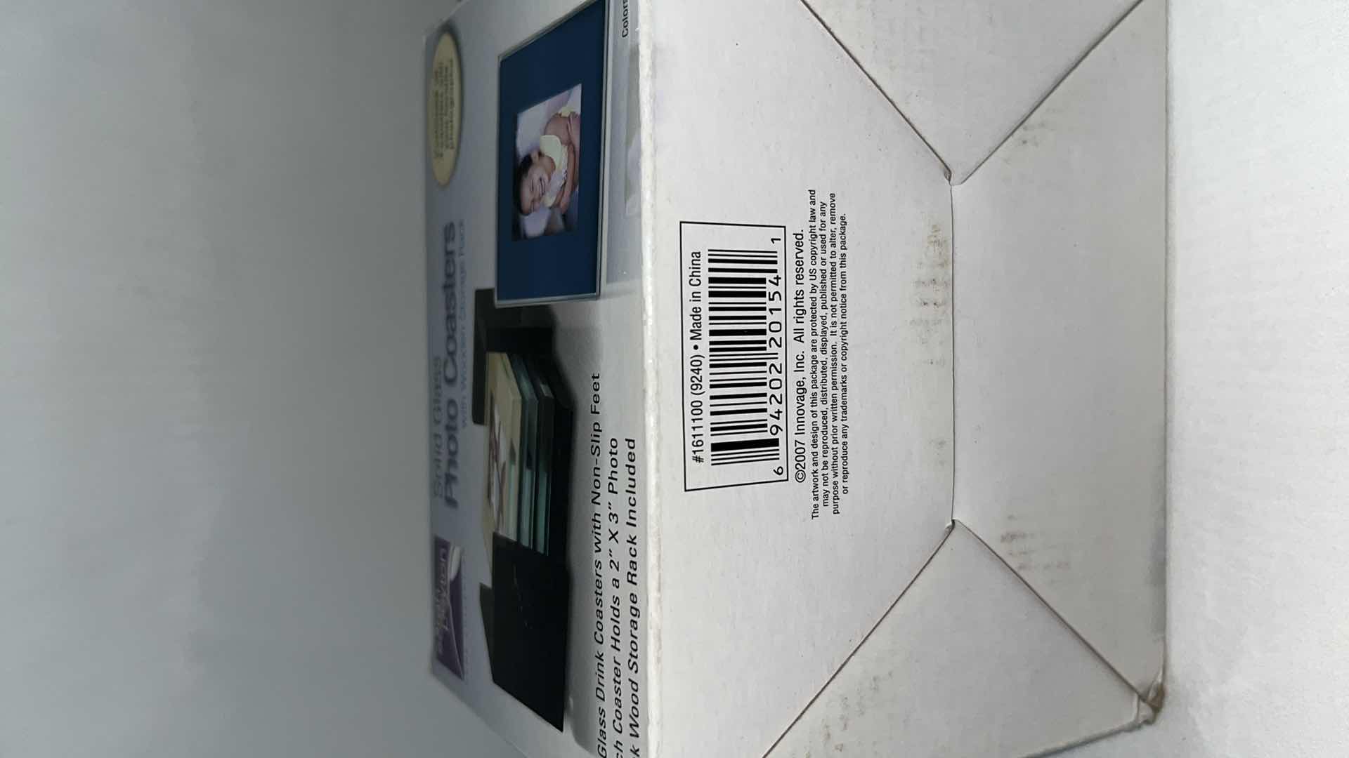 Photo 3 of NEW SARAH PEYTON GLASS PHOTO COASTERS 4 PC SET (2)