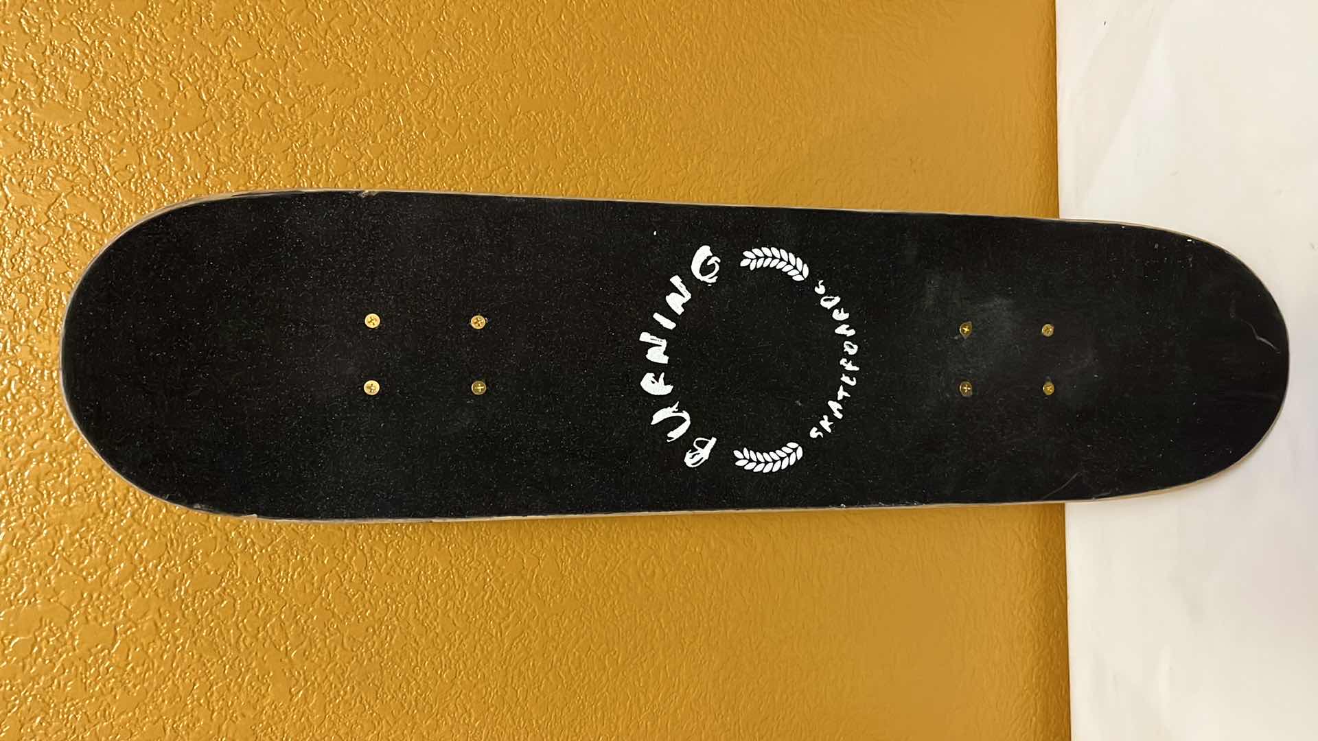 Photo 1 of BURNING SKATEBOARDS BRAND SKATEBOARD W CARRY CASE 8” X 32”