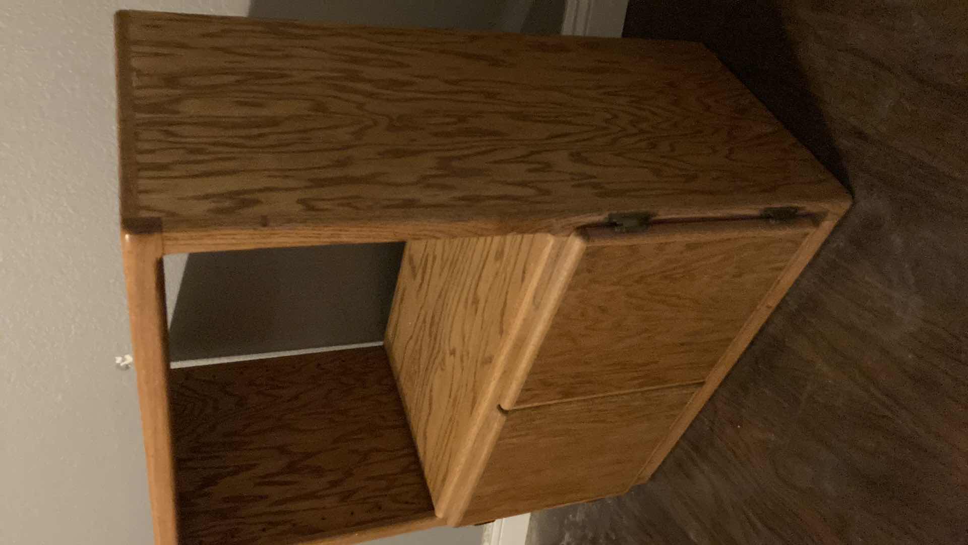 Photo 1 of VINTAGE OAK TV CONSOLE 30” X 16.5” H36.5”