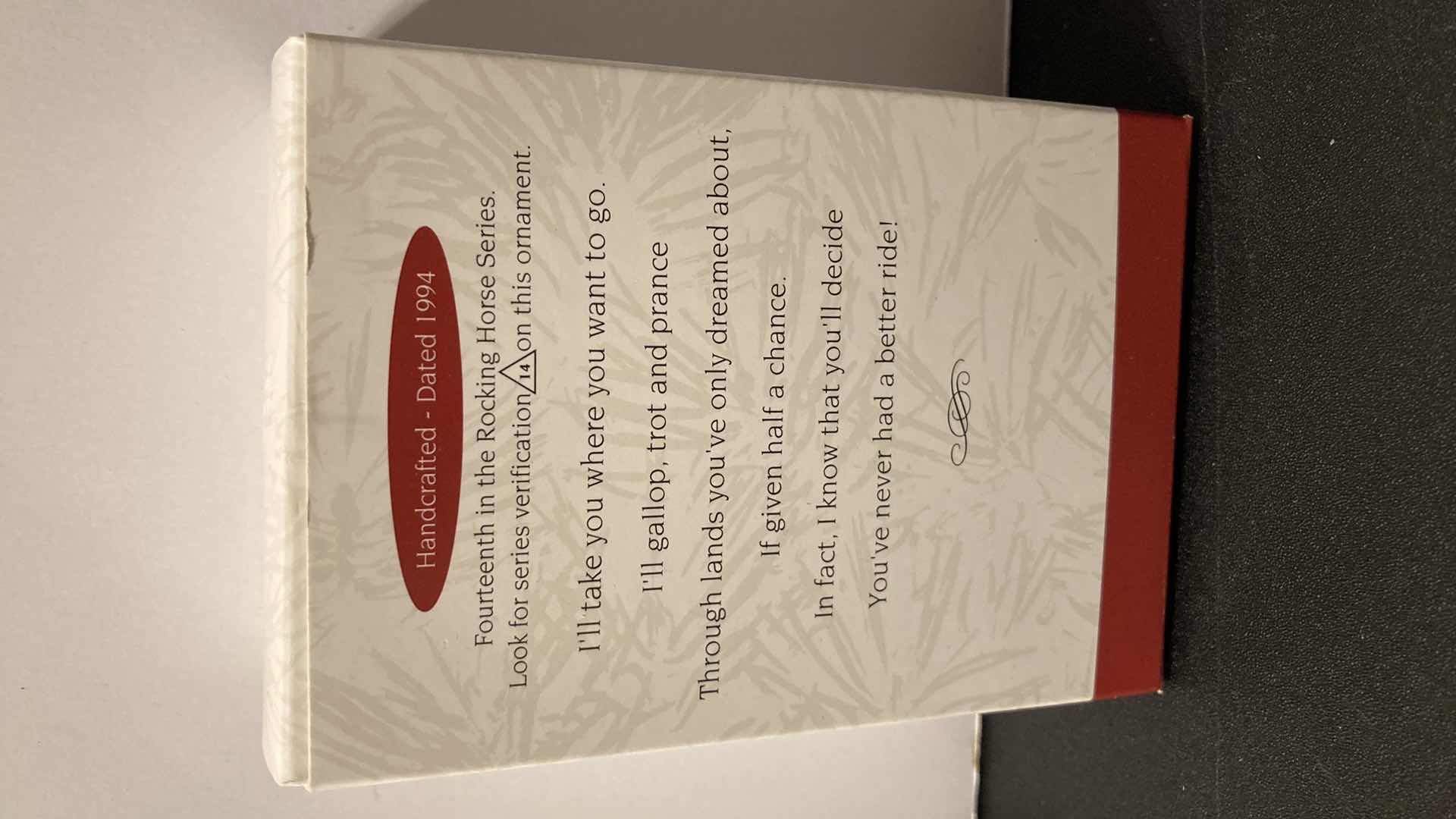 Photo 1 of NEW HALLMARK KEEPSAKE ROCKING HORSE COLLECTORS SERIES ORNAMENTS (2)
