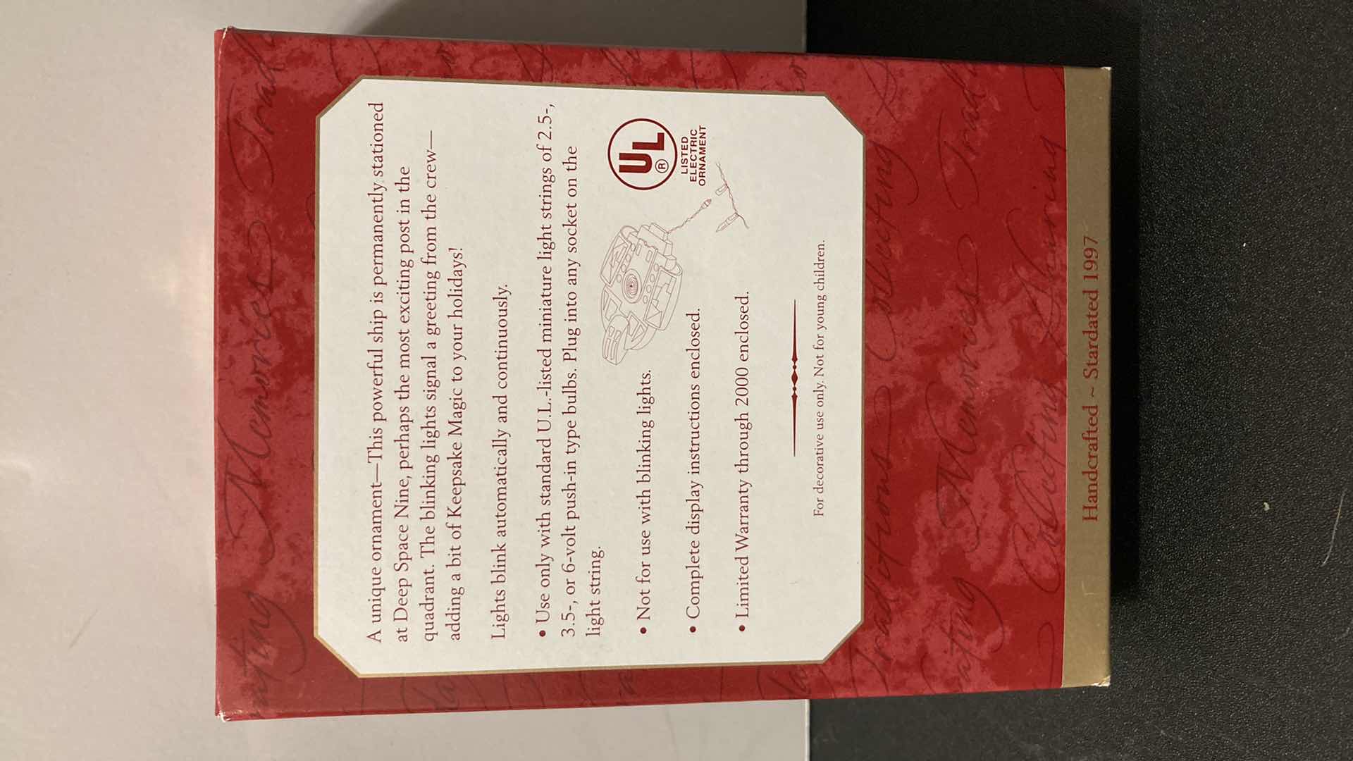 Photo 1 of NEW HALLMARK KEEPSAKE STAR TREK USS DEFIANT COLLECTORS SERIES ORNAMENT