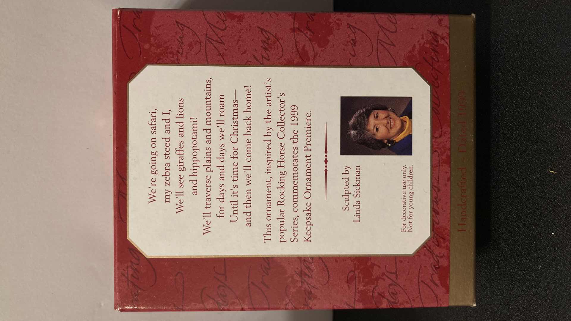 Photo 1 of NEW HALLMARK KEEPSAKE PONY FOR CHRISTMAS & ZEBRA FANTASY COLLECTORS SERIES ORNAMENTS