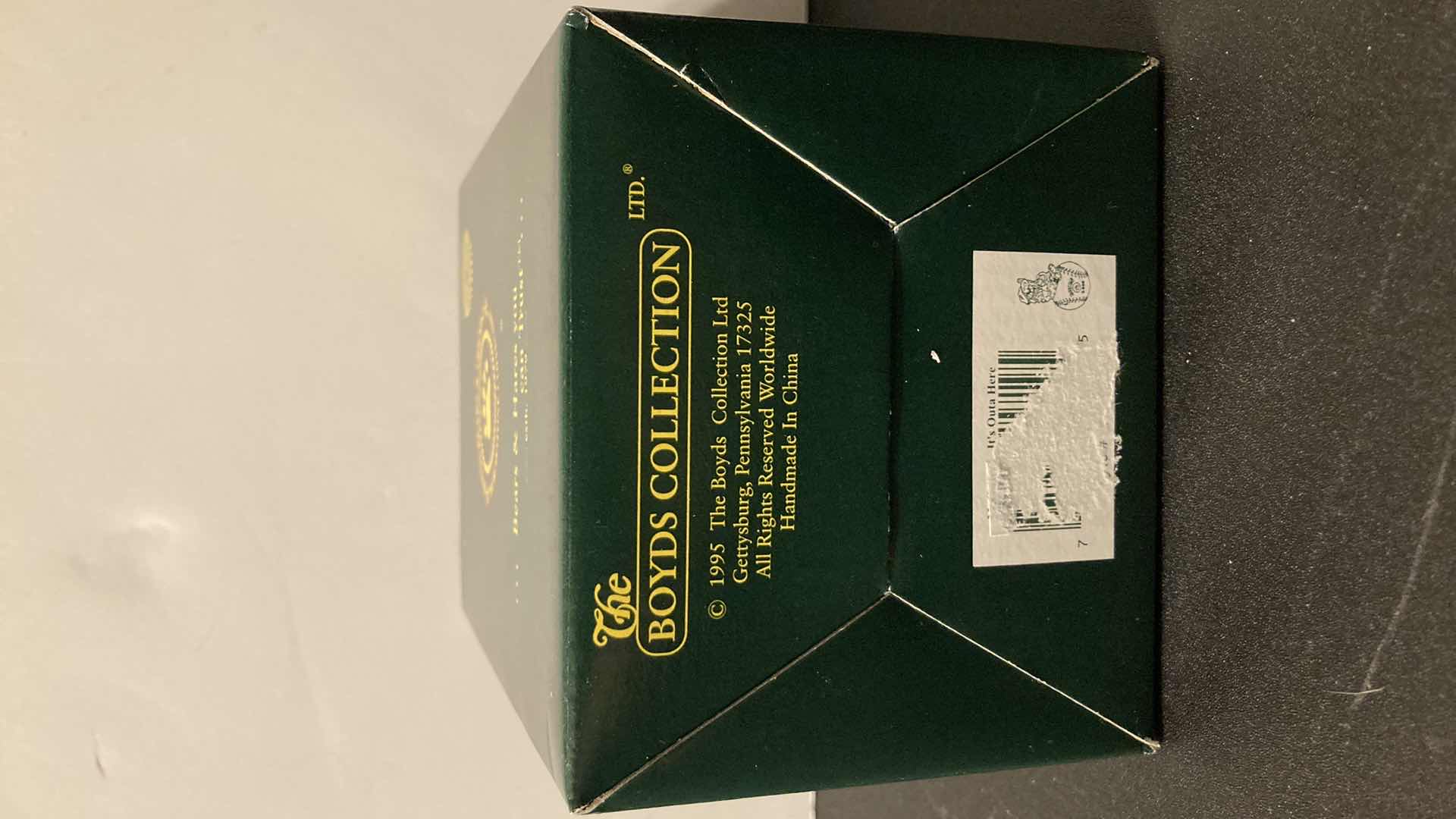 Photo 1 of NEW THE BOYDS COLLECTION SLUGGER BEAR FIGURINE STYLE 25717 W COA