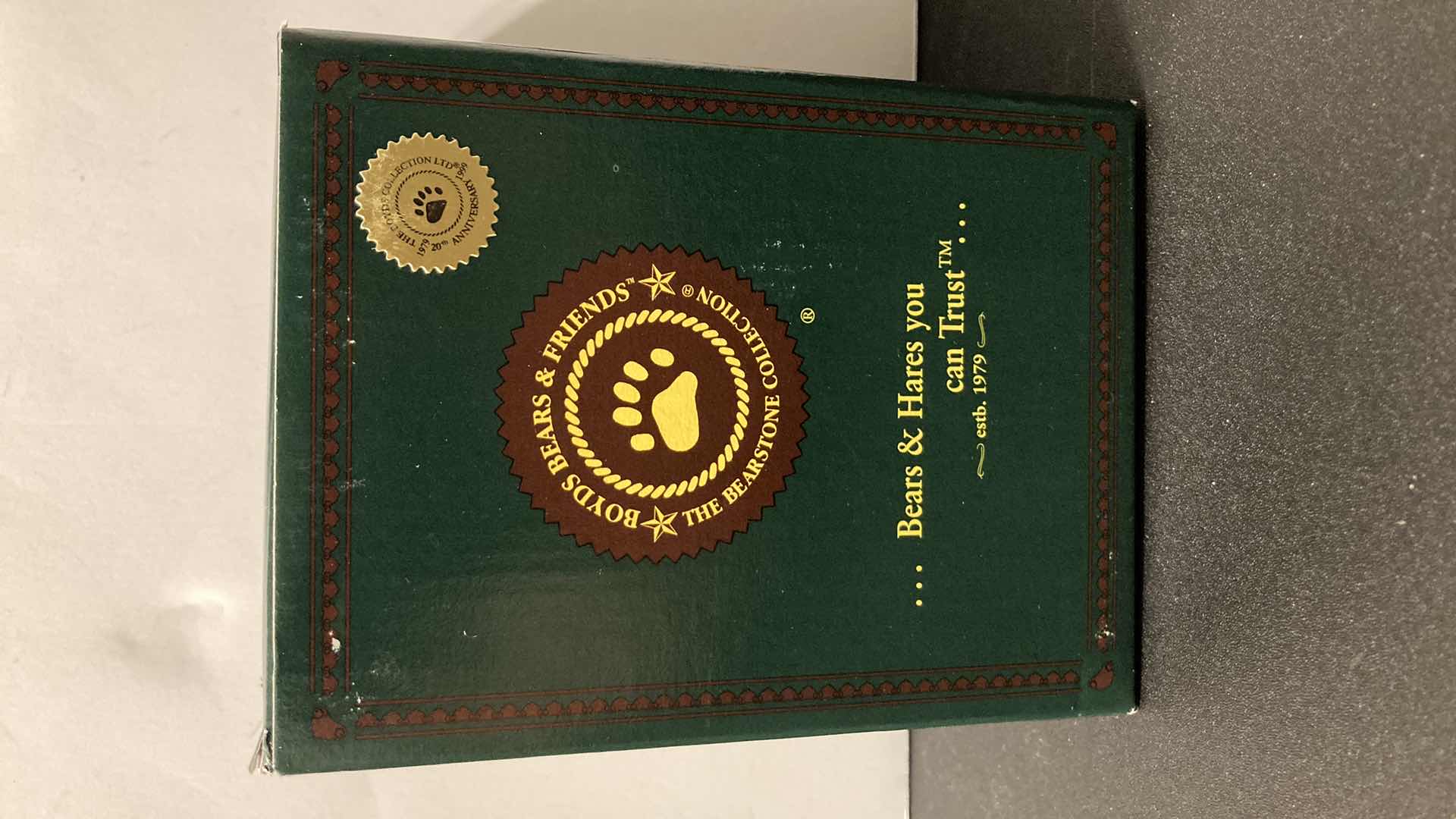 Photo 1 of NEW THE BOYDS COLLECTION SLUGGER BEAR FIGURINE STYLE 25717 W COA