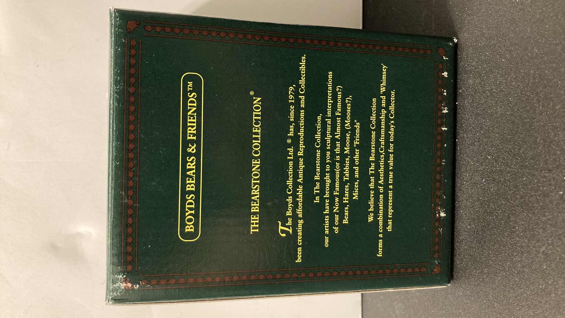 Photo 1 of NEW THE BOYDS COLLECTION SLUGGER BEAR FIGURINE STYLE 25717 W COA