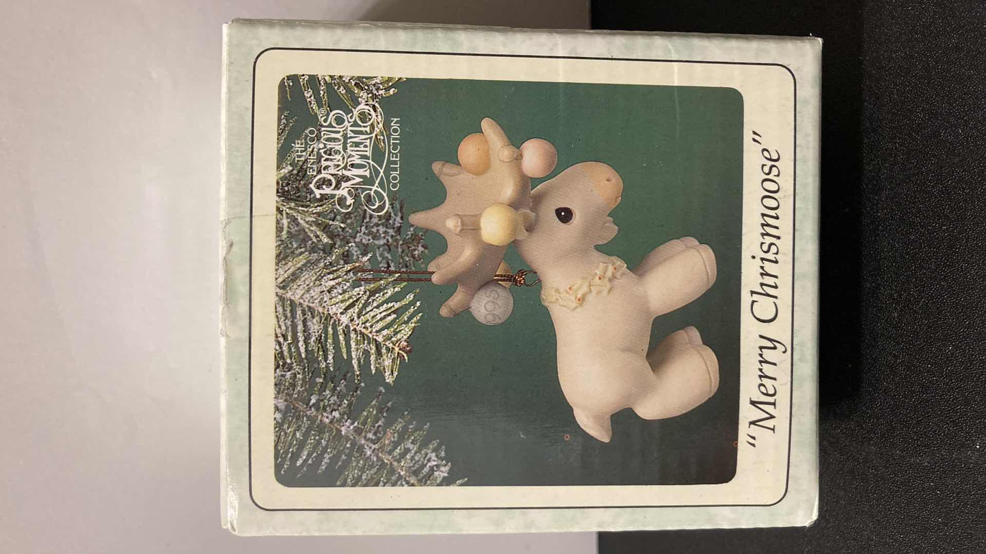 Photo 1 of PRECIOUS MOMENTS MERRY CHRISMOOSE & TIME TO WISH YOU A MERRY CHRISTMAS ORNAMENTS