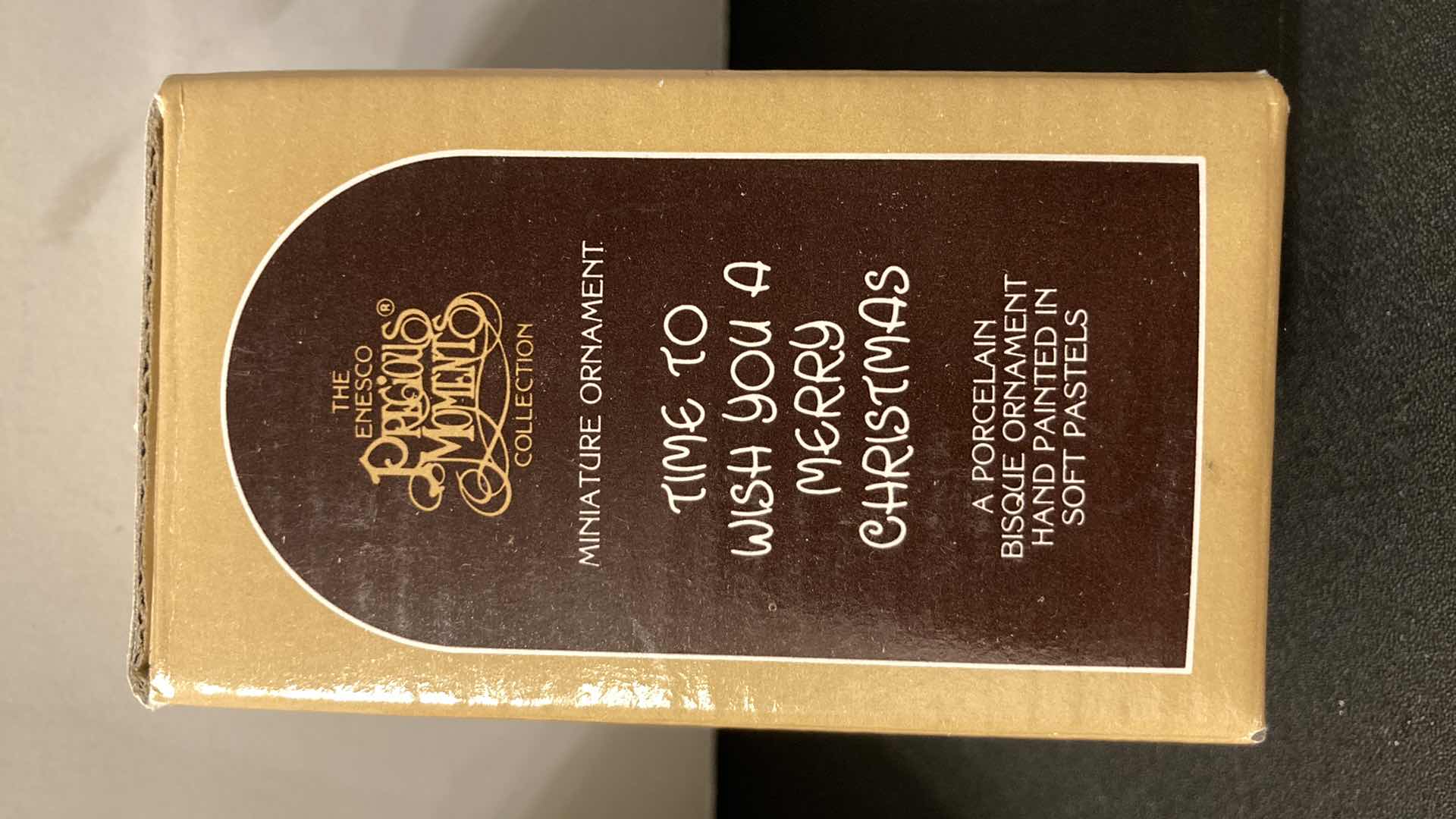 Photo 1 of PRECIOUS MOMENTS MERRY CHRISMOOSE & TIME TO WISH YOU A MERRY CHRISTMAS ORNAMENTS